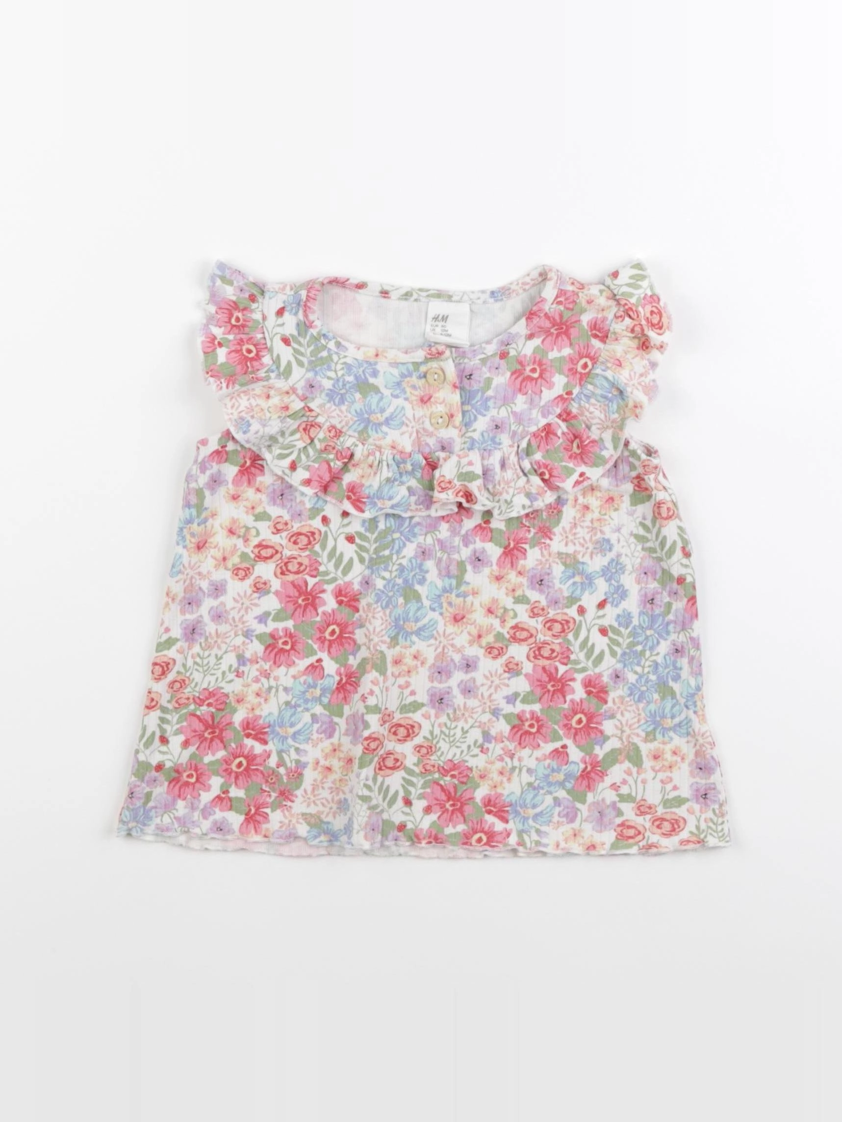 H&M - tee-shirt multicolore - 9/12 mois