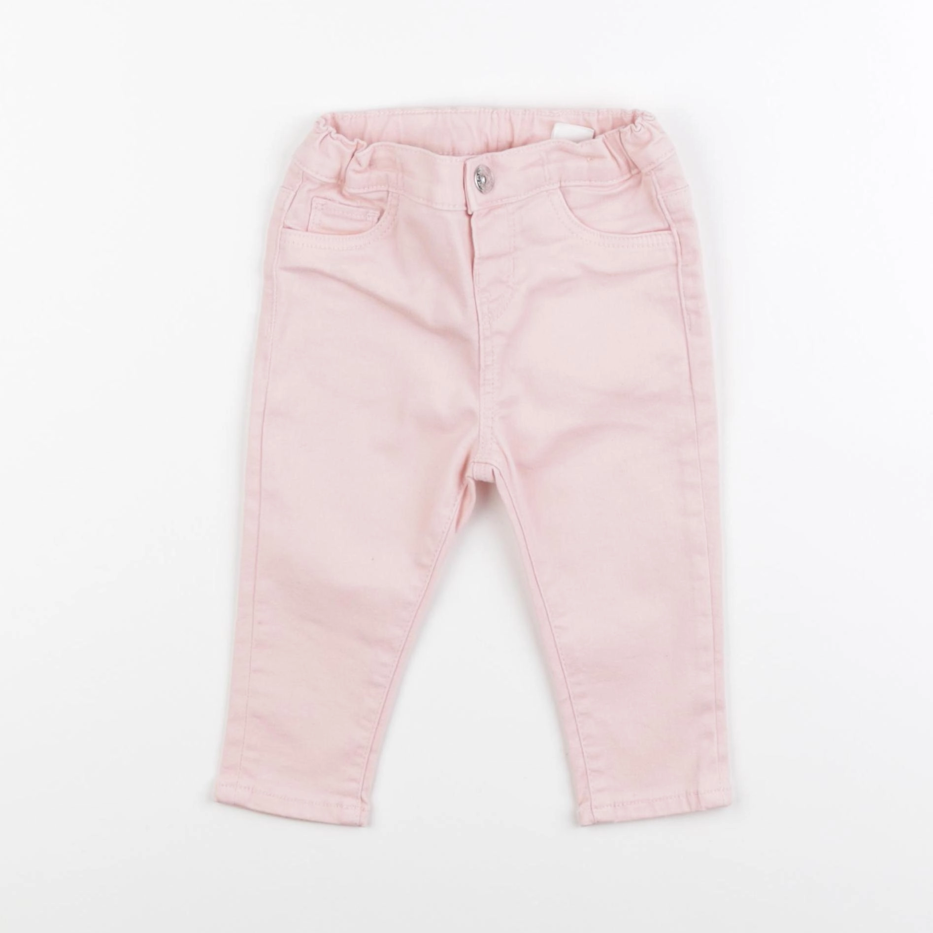 H&M - pantalon rose - 6/9 mois
