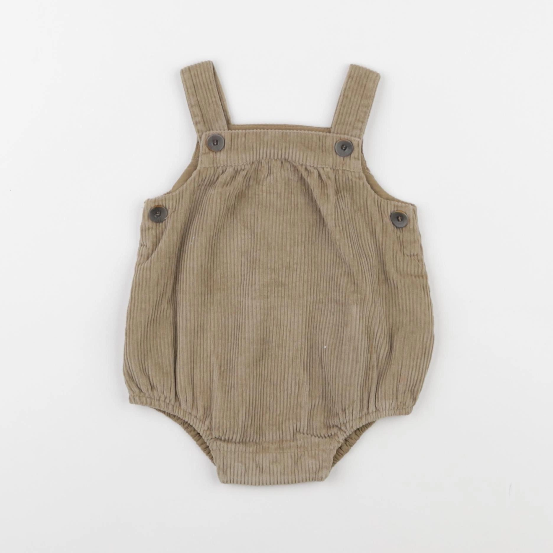 Zara - salopette marron - 1/3 mois