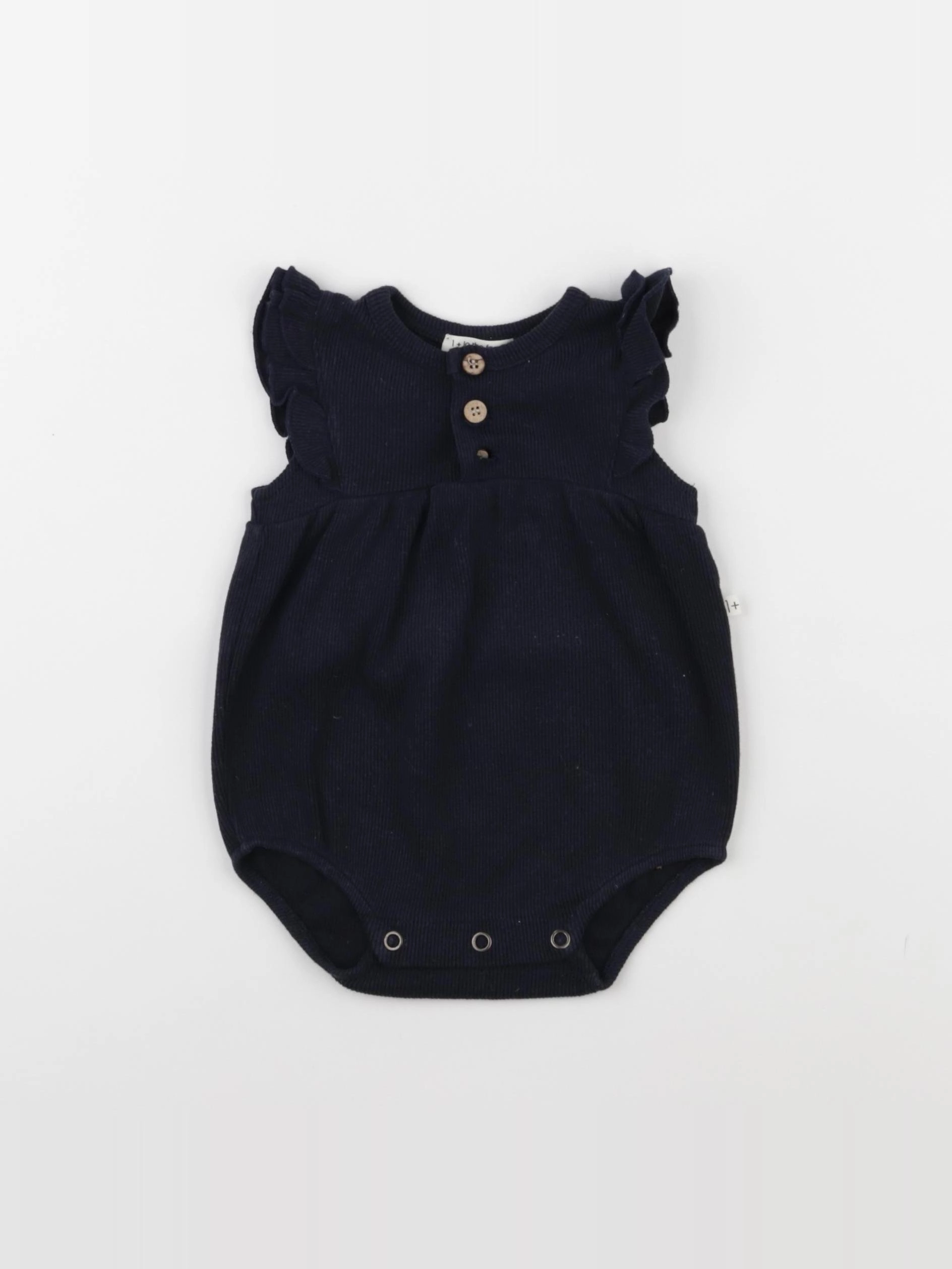 1+ In the family - combinaison bleu - 3 mois