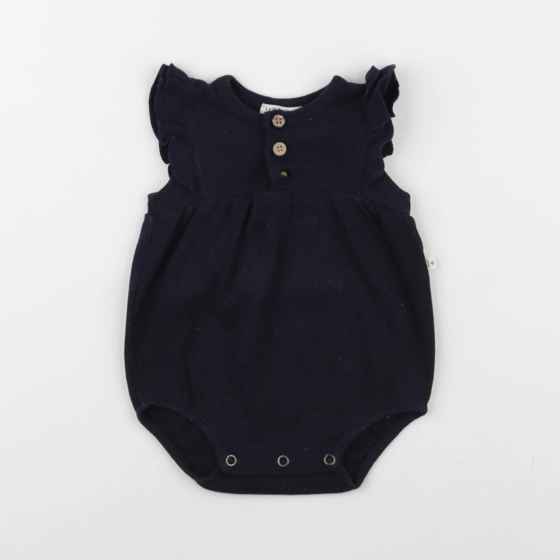 1+ In the family - combinaison bleu - 3 mois