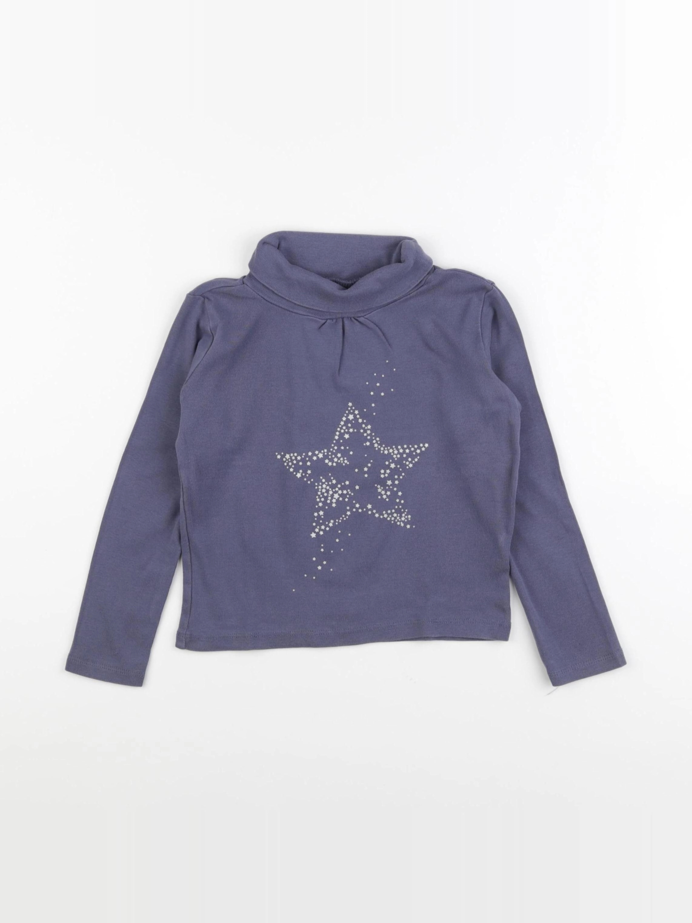Vertbaudet - sous-pull bleu - 5 ans