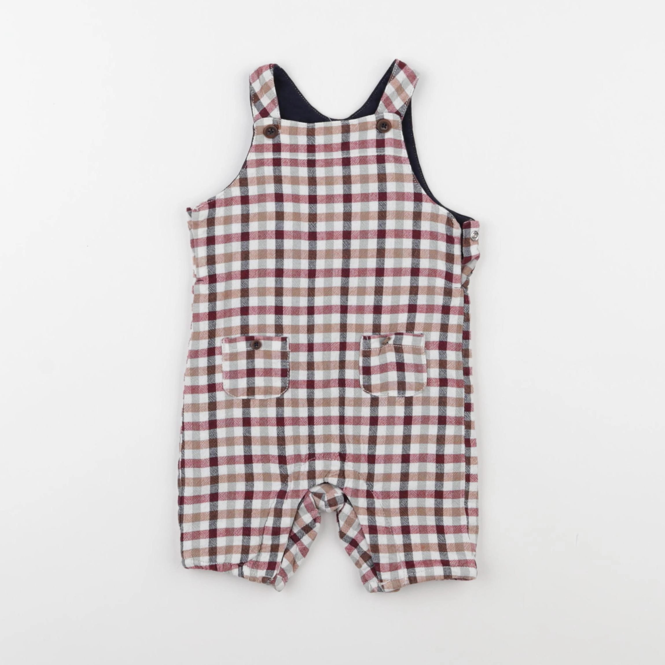 Natalys - salopette multicolore - 1 mois