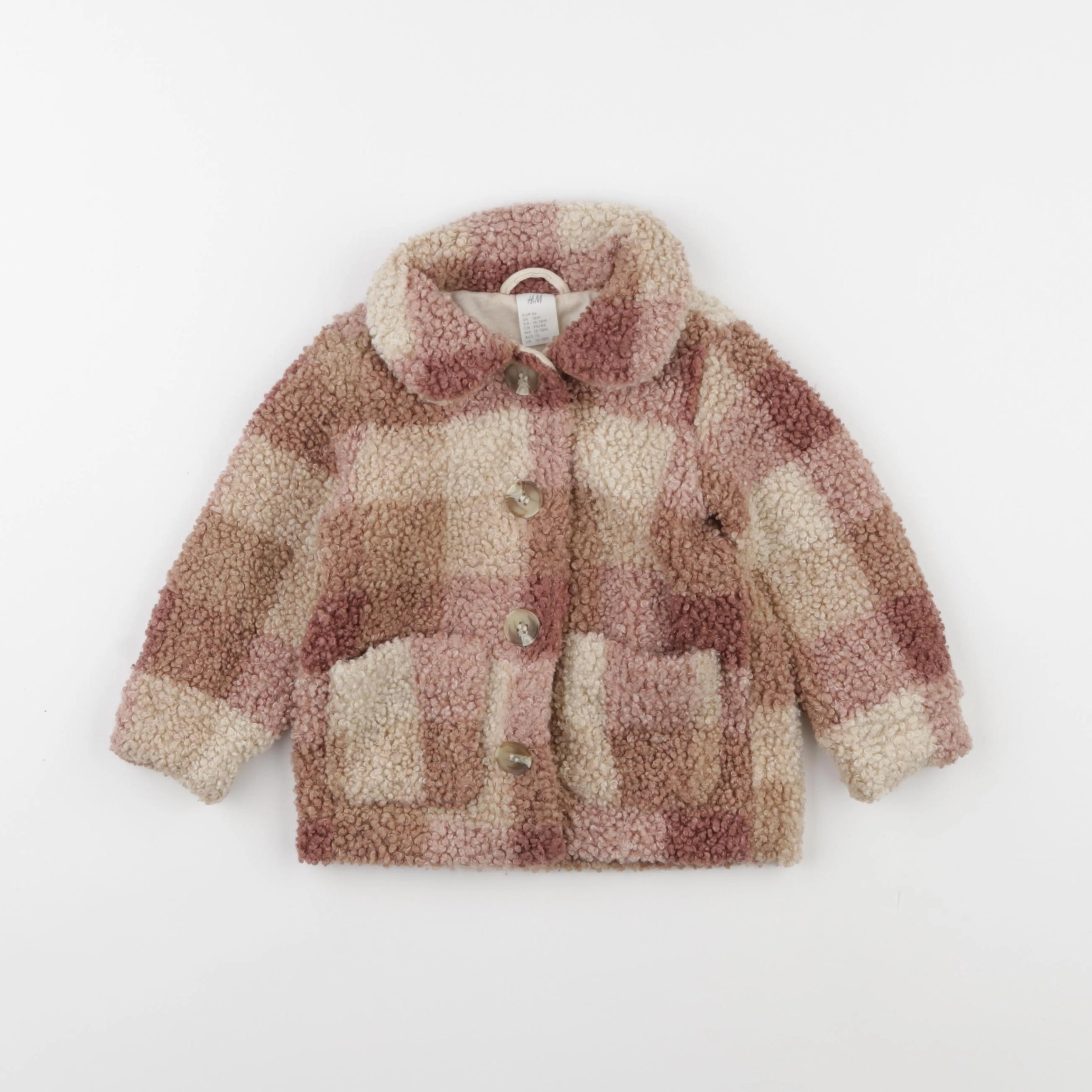H&M - veste marron - 12/18 mois