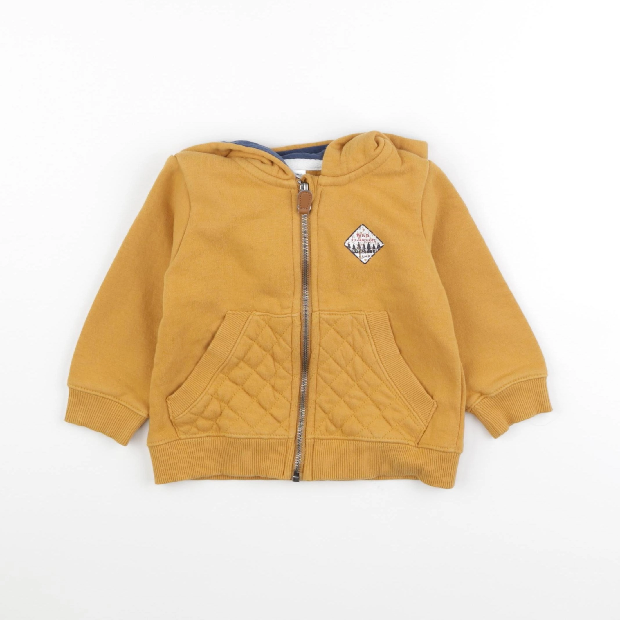 Vertbaudet - sweat jaune - 2 ans