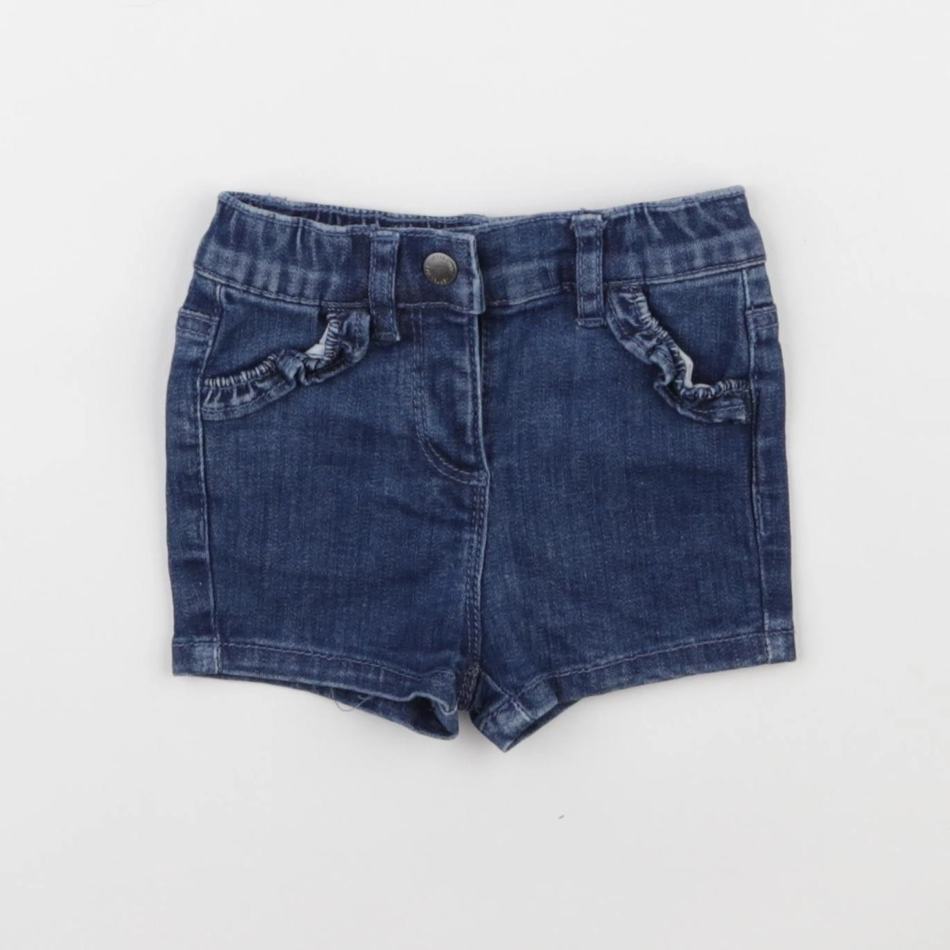 Vertbaudet - short bleu - 3 mois