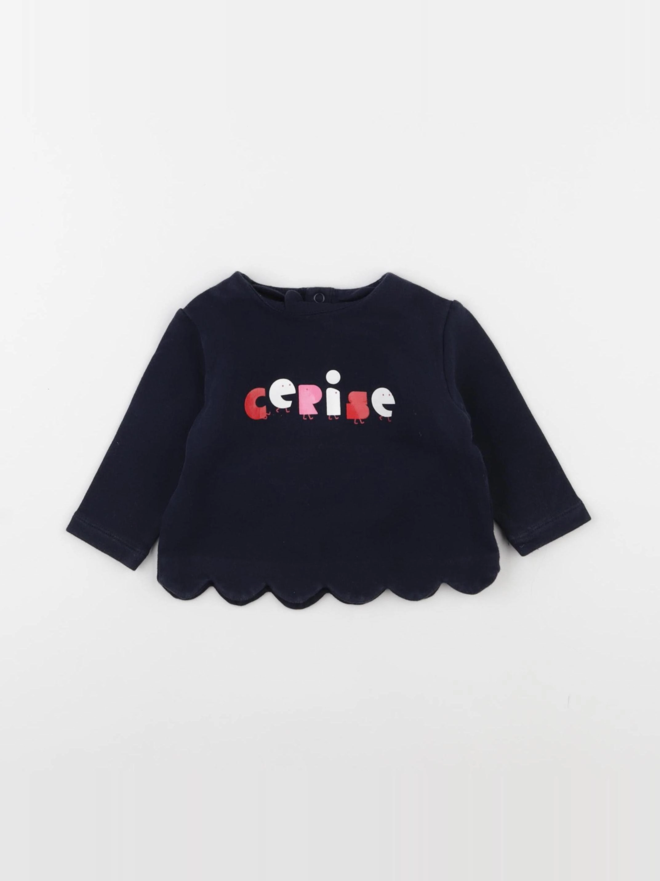 Jacadi - sweat bleu - 6 mois