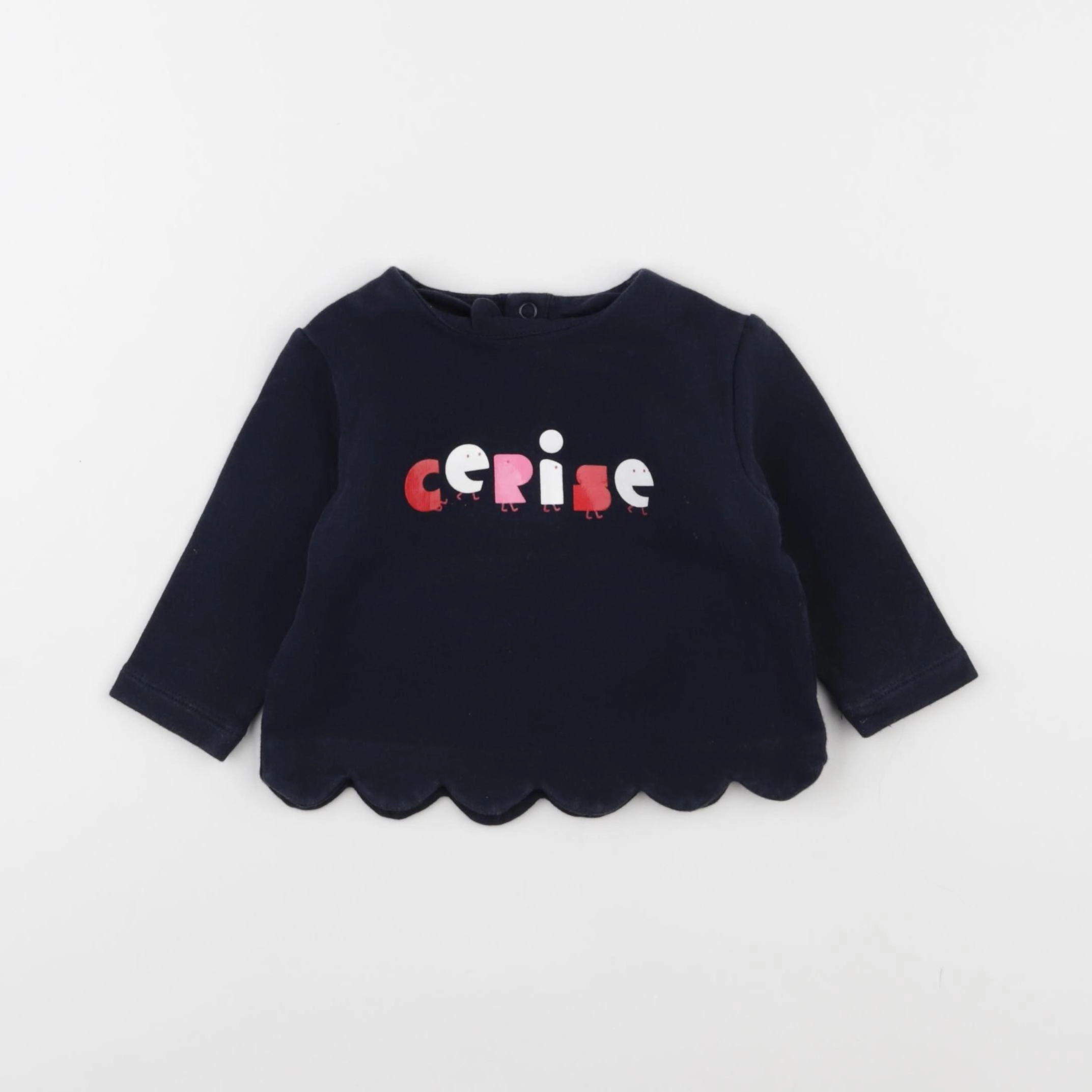 Jacadi - sweat bleu - 6 mois