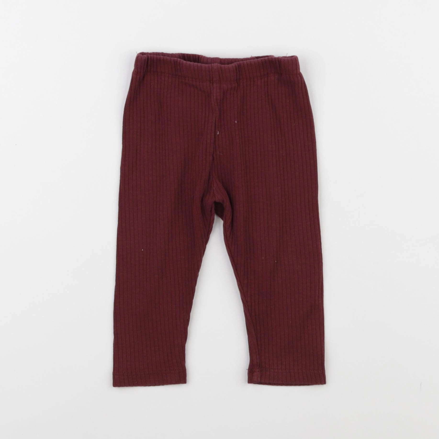 H&M - legging violet - 6/9 mois