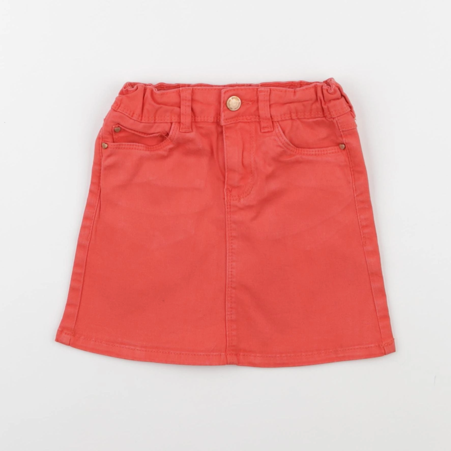 Okaidi - jupe orange - 4 ans