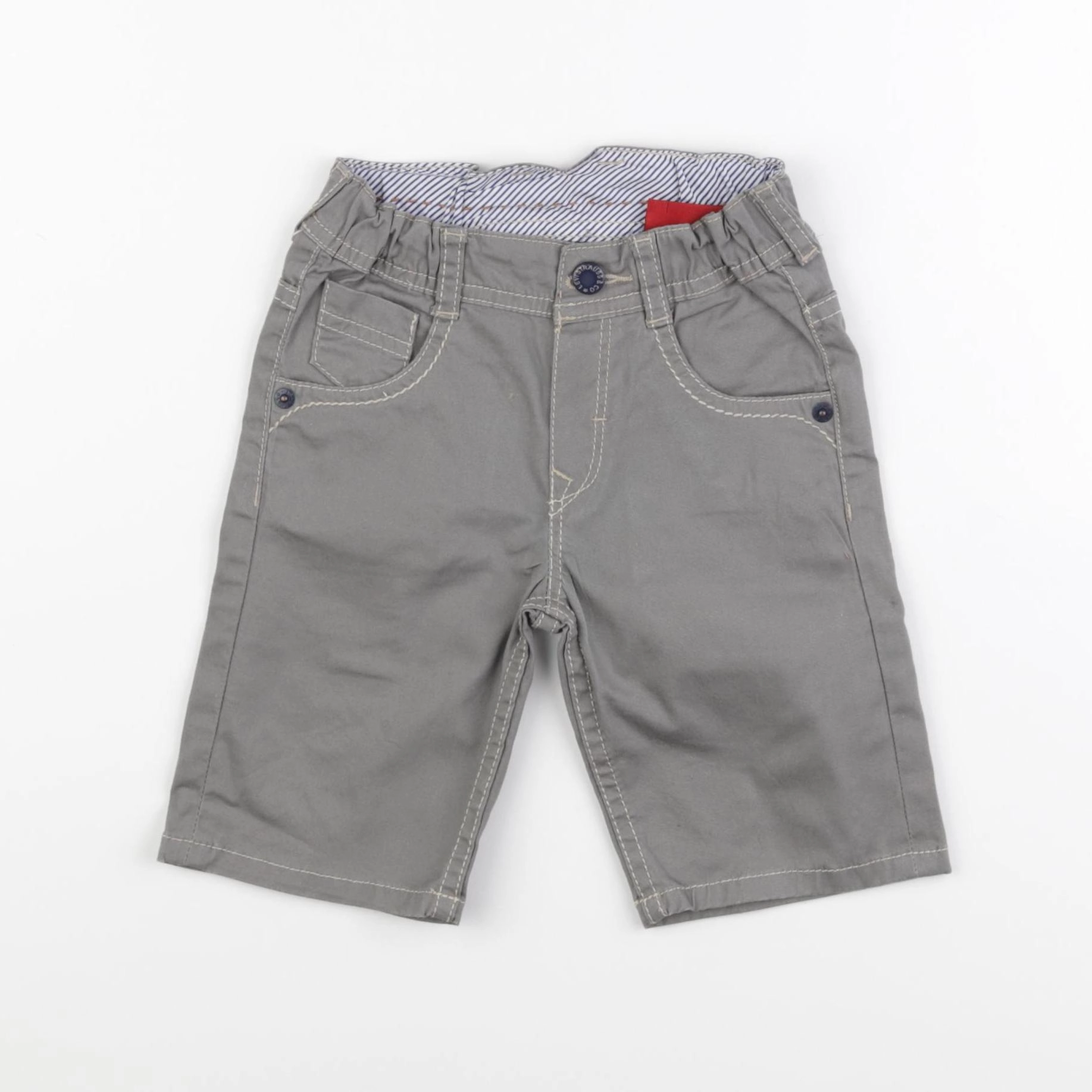 Levi's - pantacourt gris - 18 mois