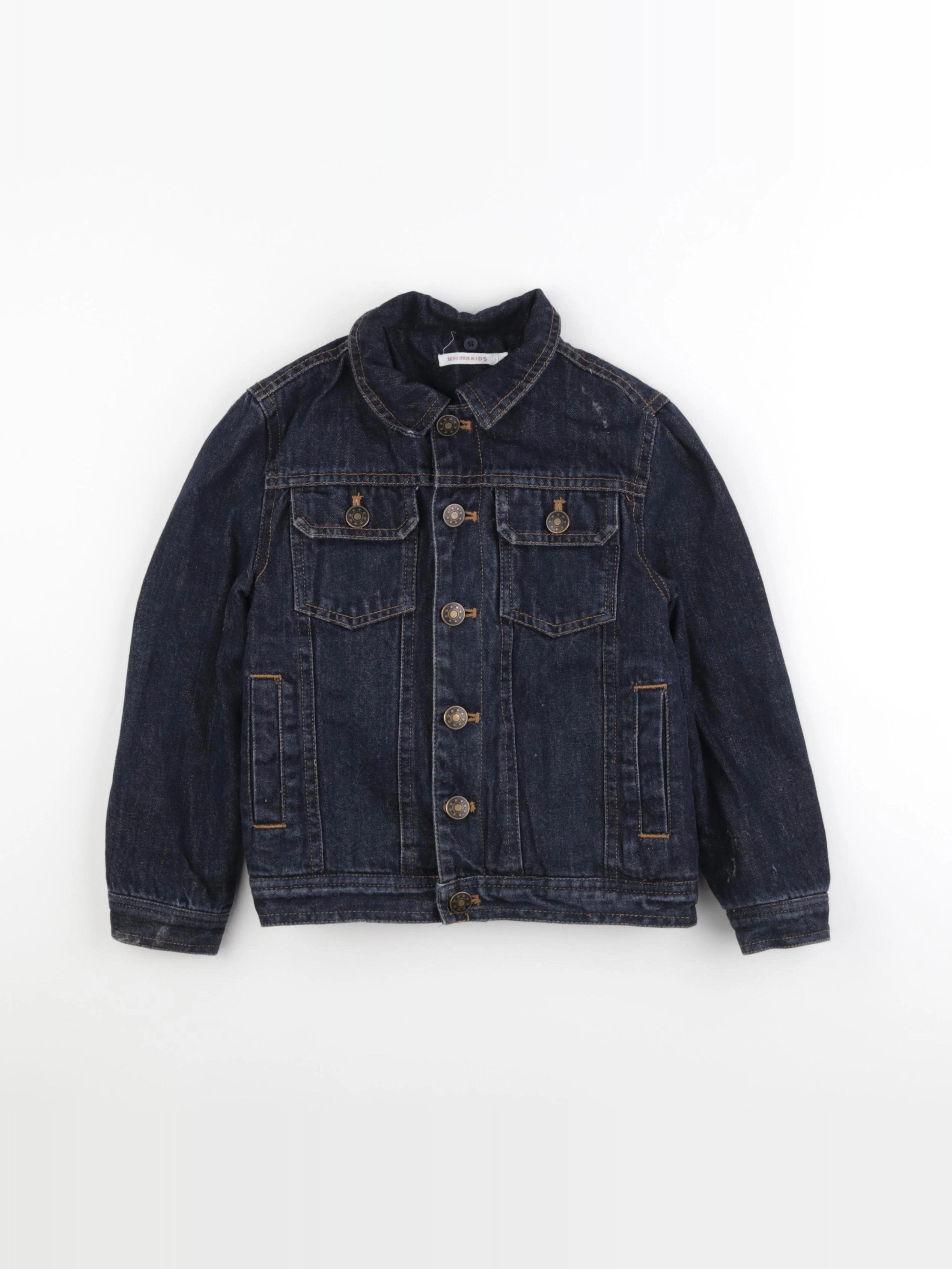Monoprix - veste doublé bleu - 6 ans