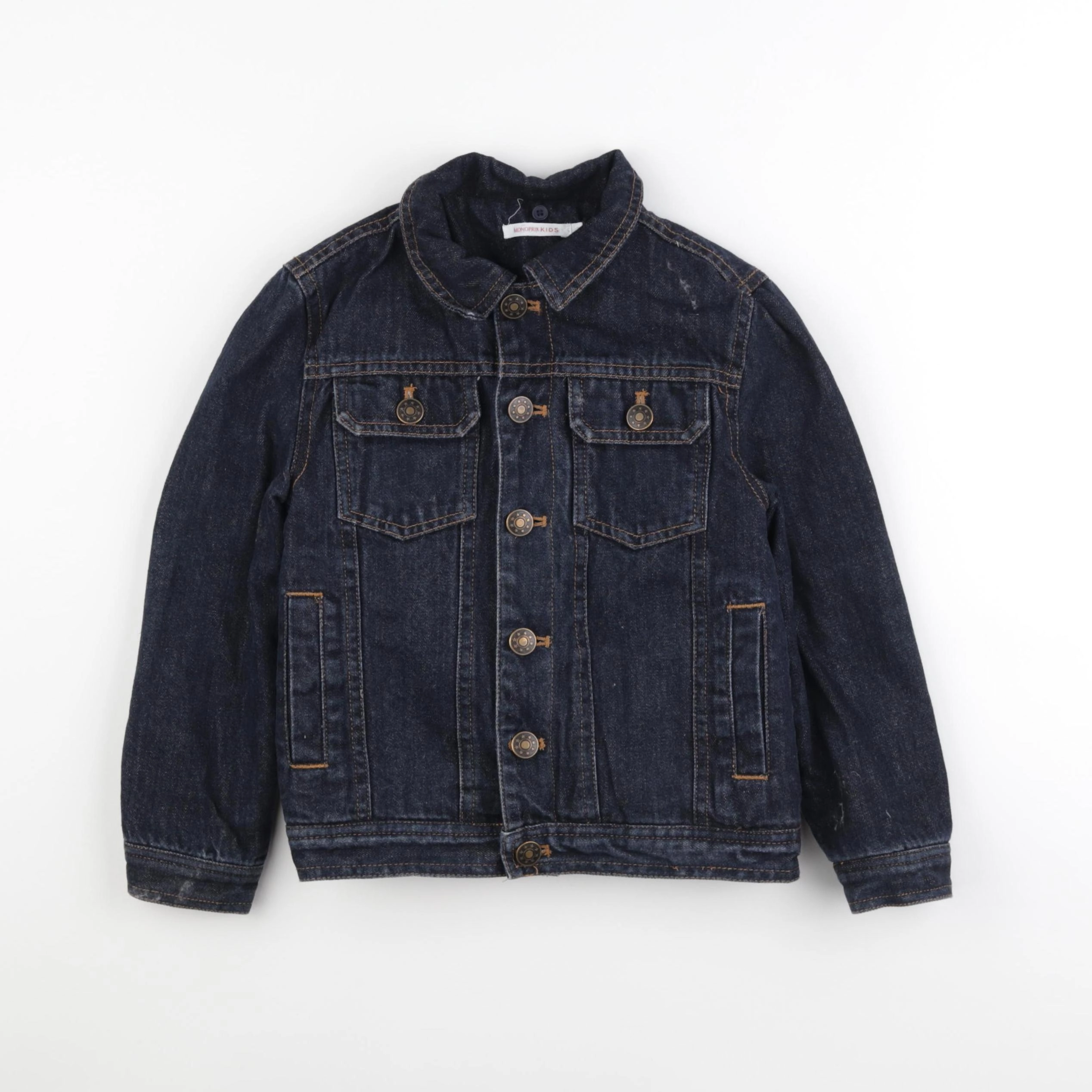 Monoprix - veste doublé bleu - 6 ans