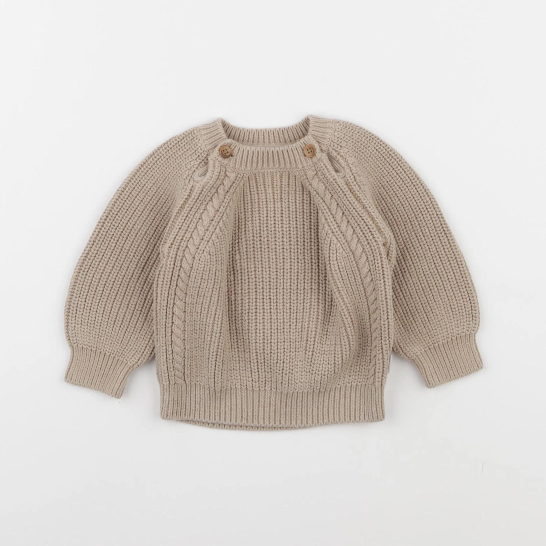 Noppies - pull marron - 4/6 mois