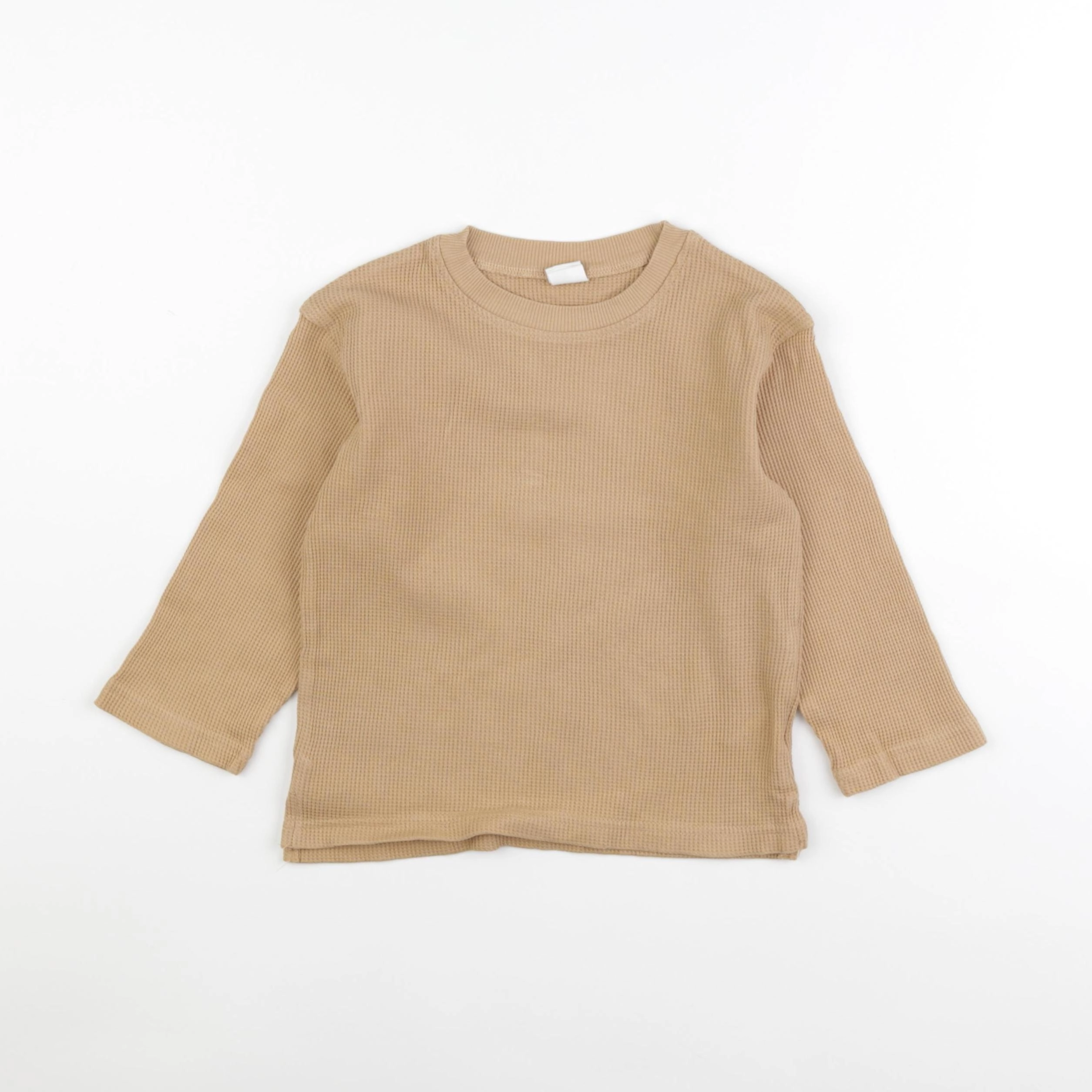 H&M - tee-shirt marron - 3/4 ans