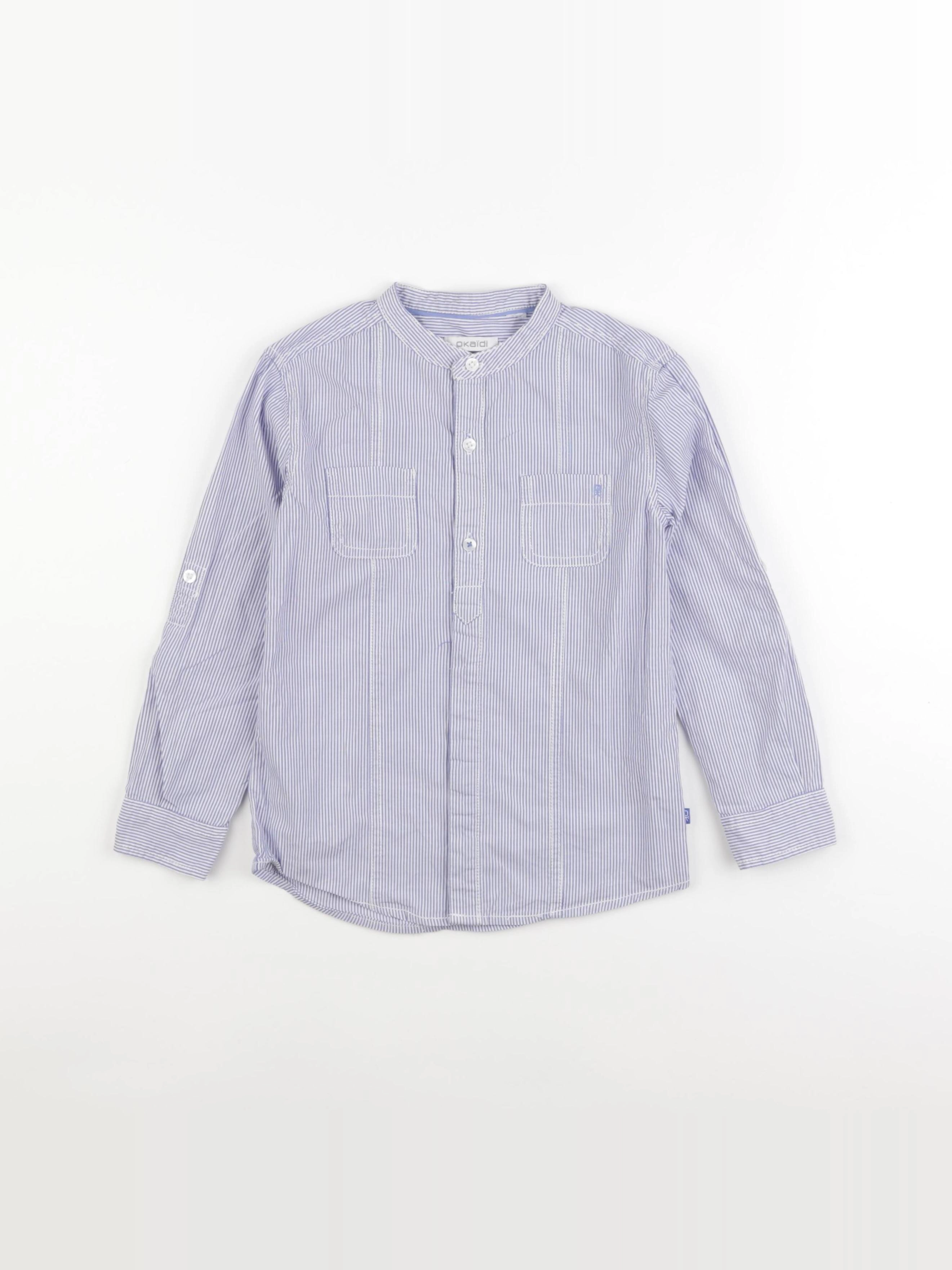 Okaidi - chemise bleu - 6 ans