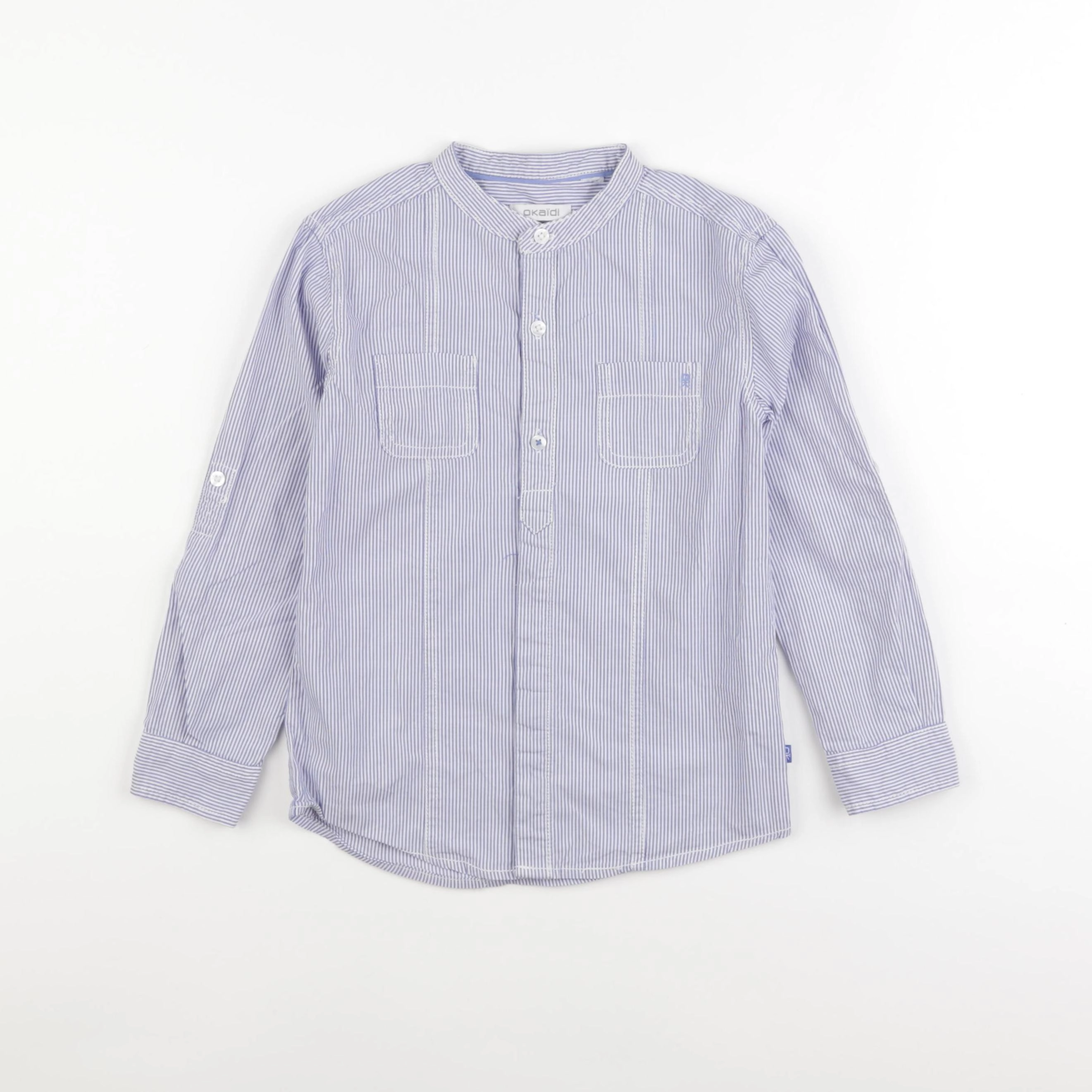 Okaidi - chemise bleu - 6 ans