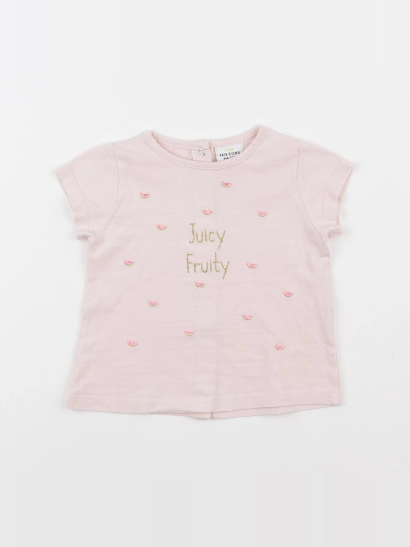 Tape à l'oeil - tee-shirt rose - 9 mois