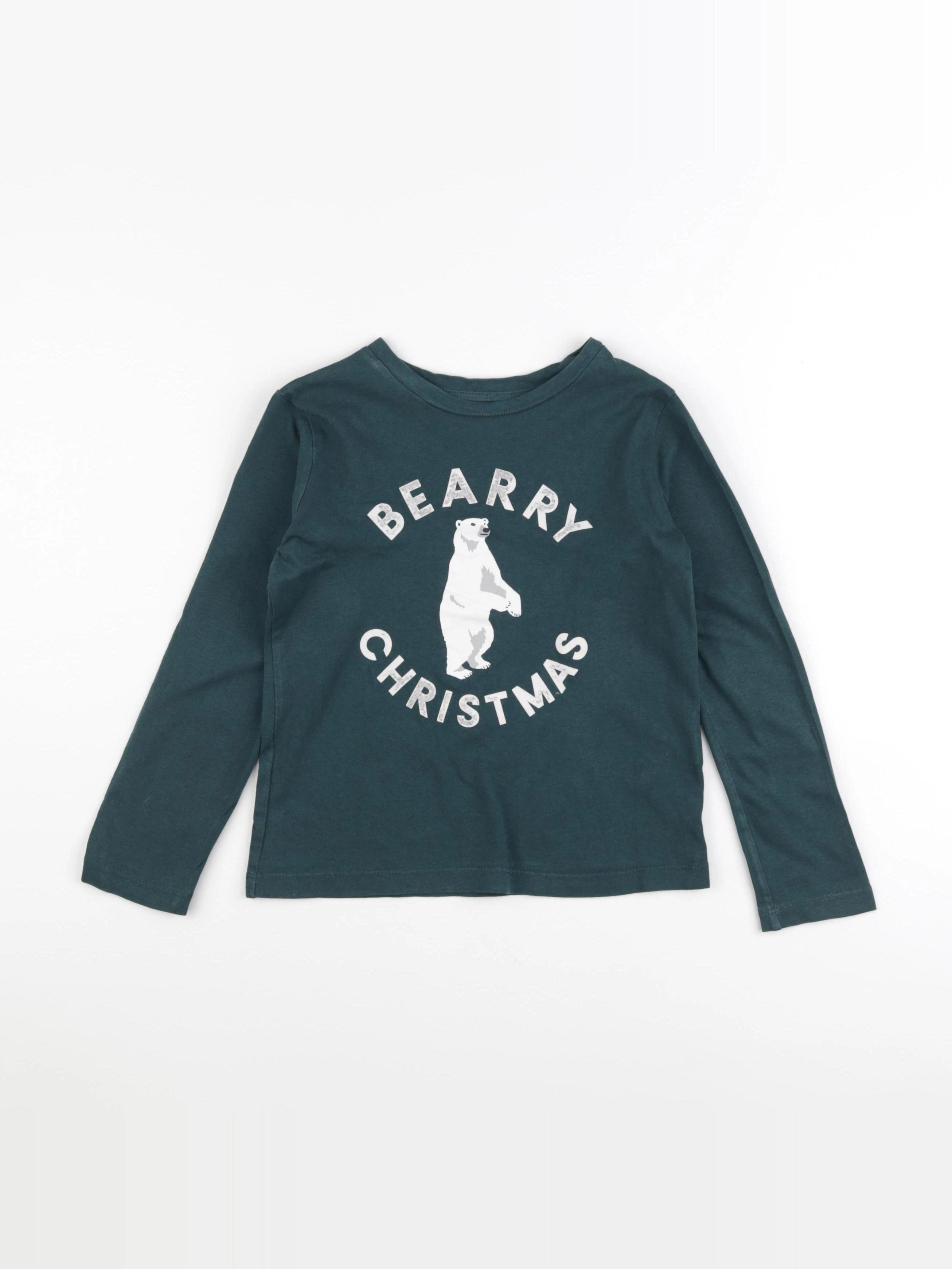 Monoprix - tee-shirt vert - 6 ans