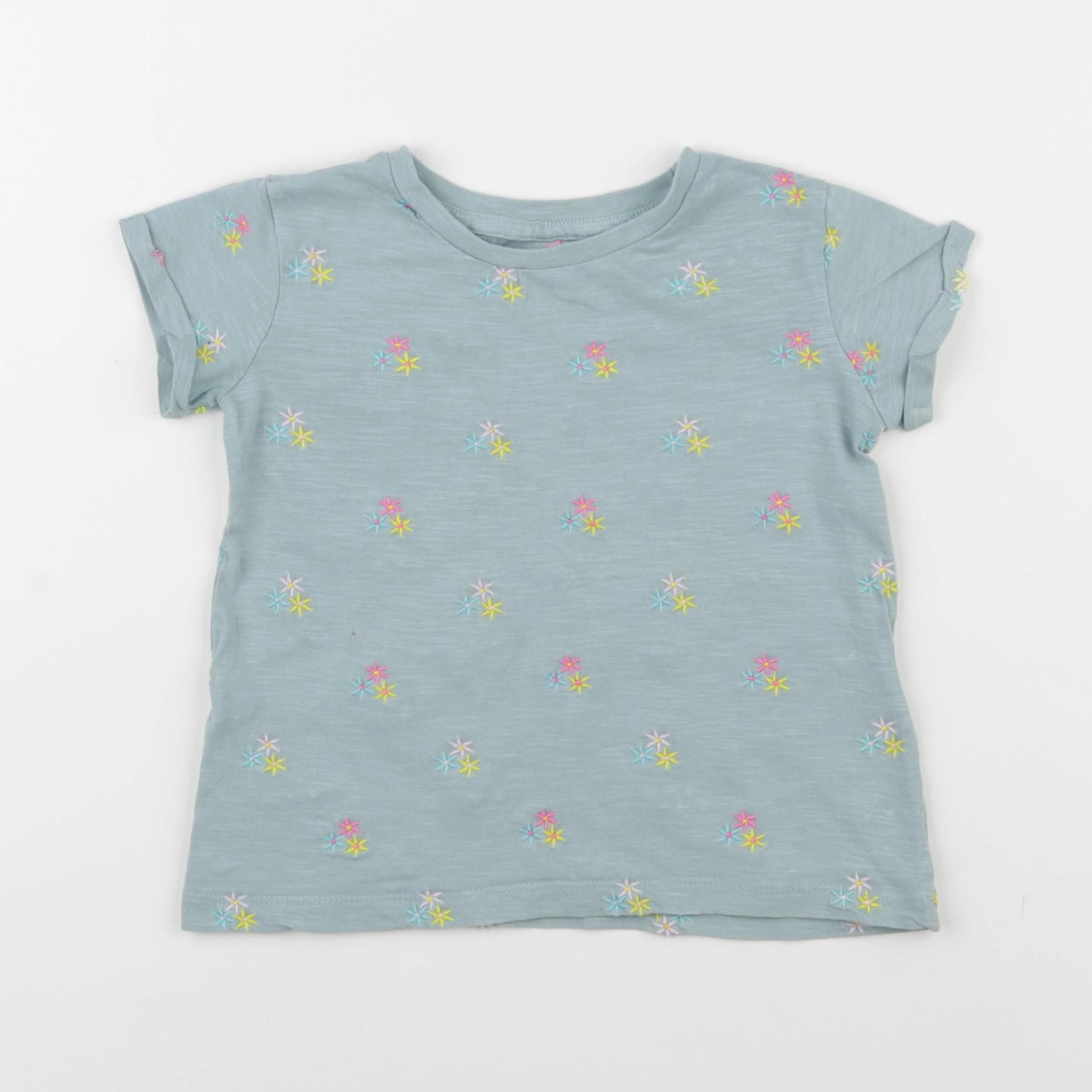 Vertbaudet - tee-shirt vert - 4 ans