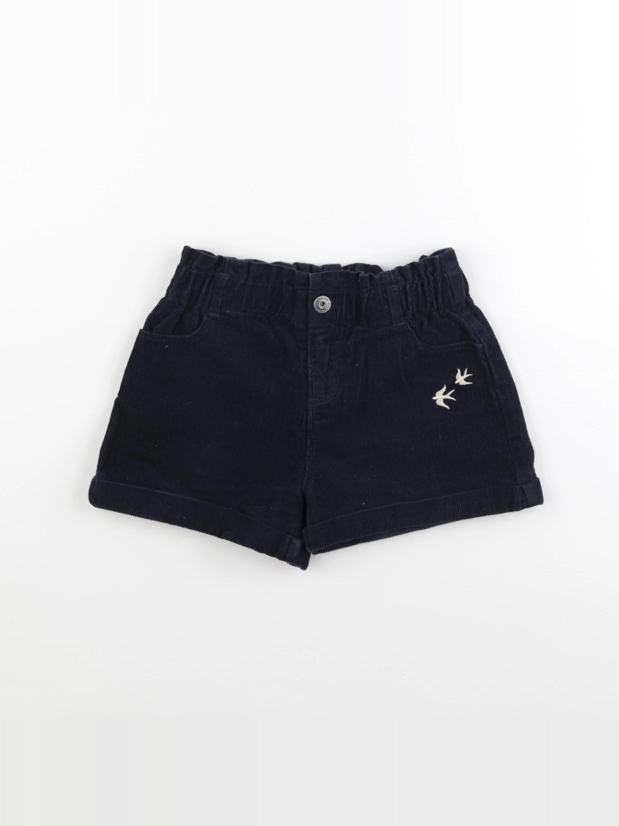 Vertbaudet - short bleu - 7 ans