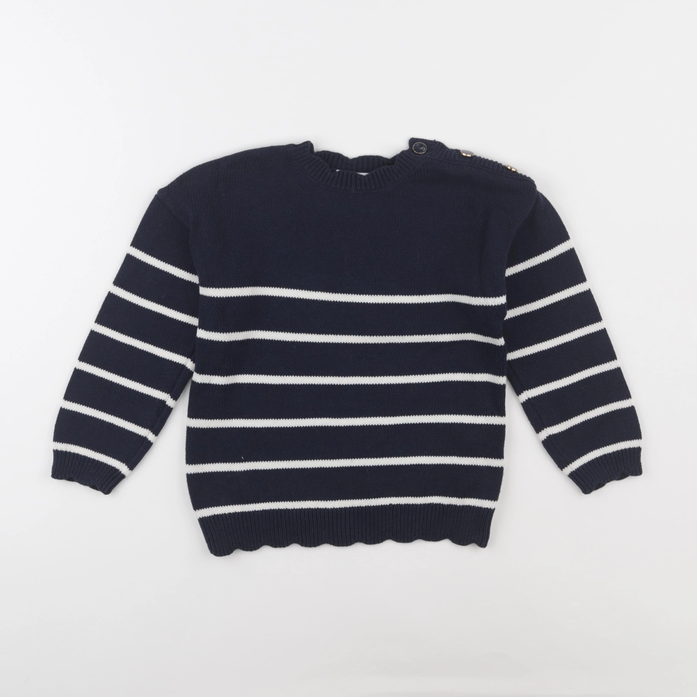 Vertbaudet - pull bleu - 6 ans