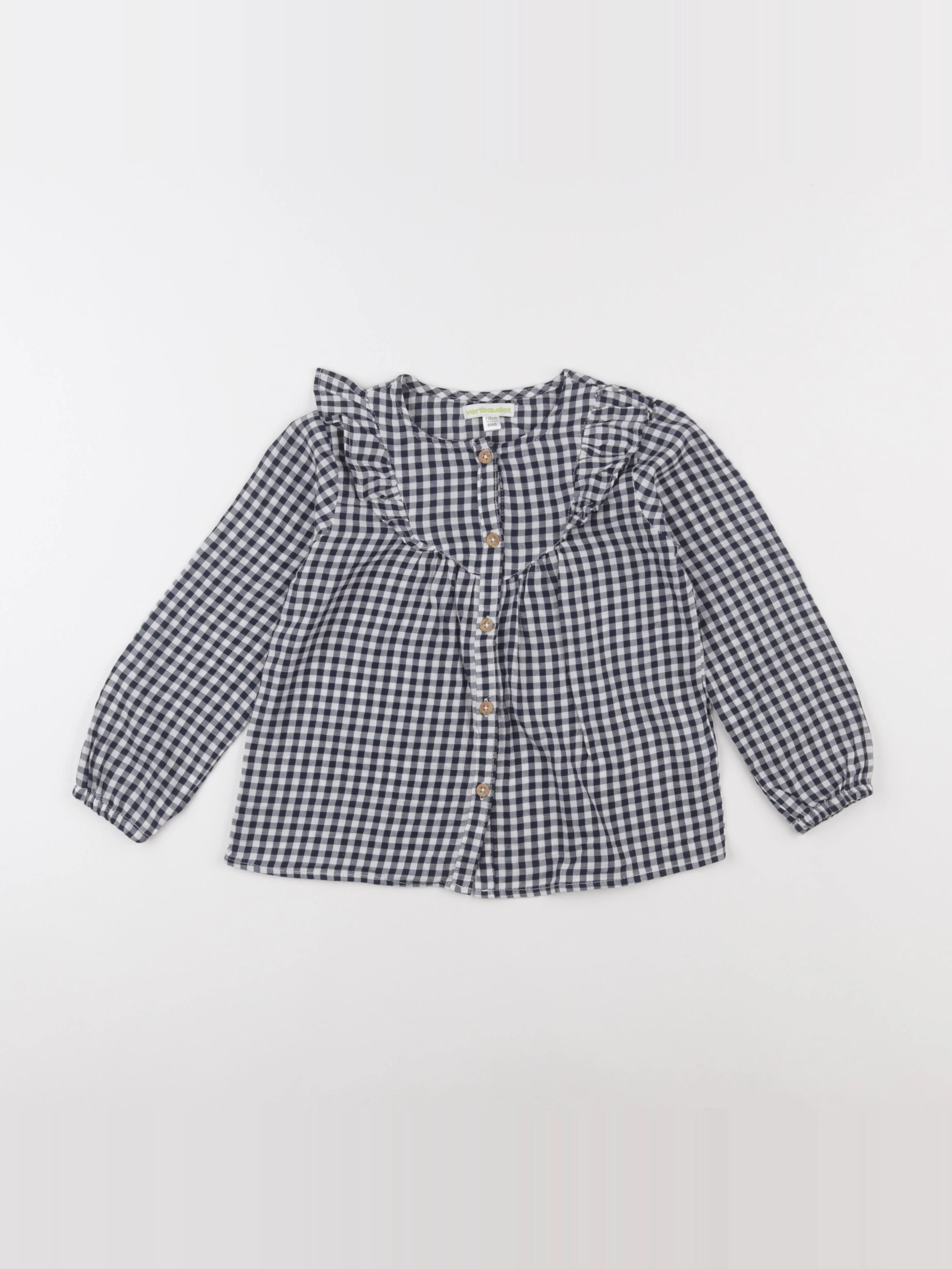 Vertbaudet - blouse bleu - 5 ans