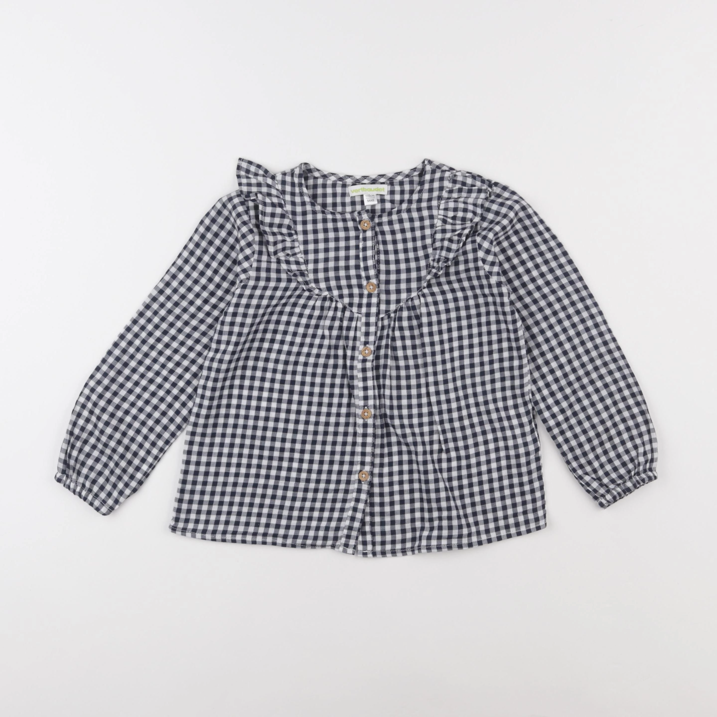 Vertbaudet - blouse bleu - 5 ans