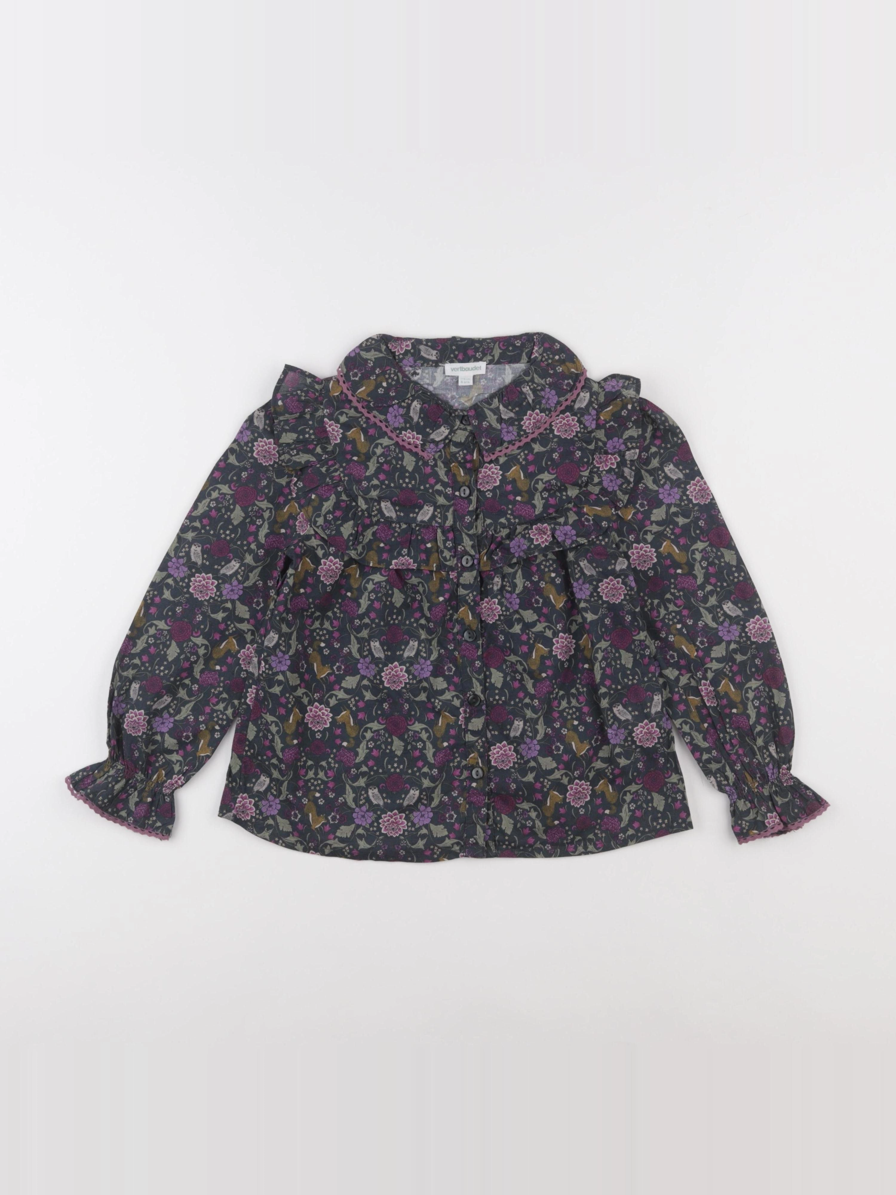 Vertbaudet - blouse vert - 6 ans