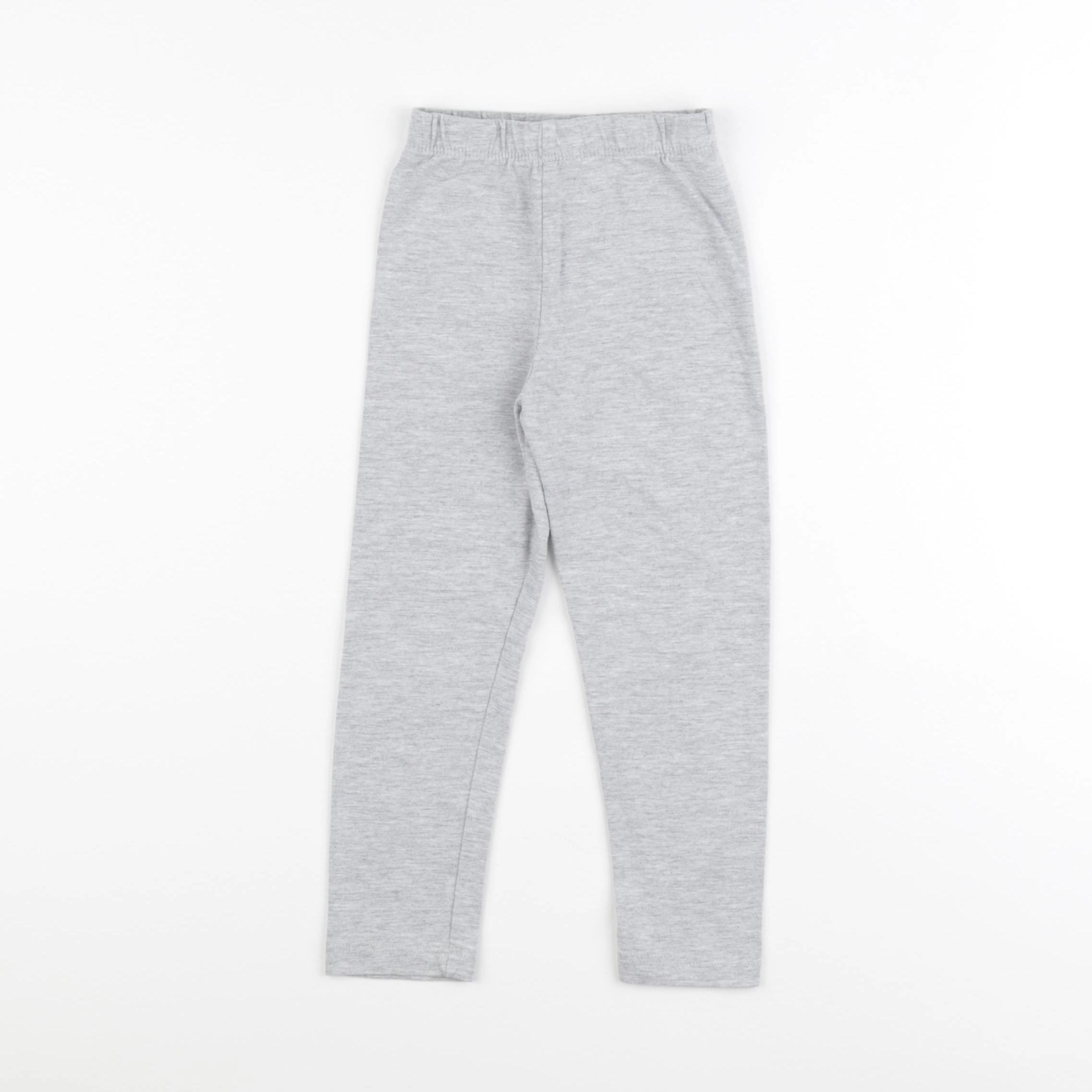 Vertbaudet - legging gris - 3 ans