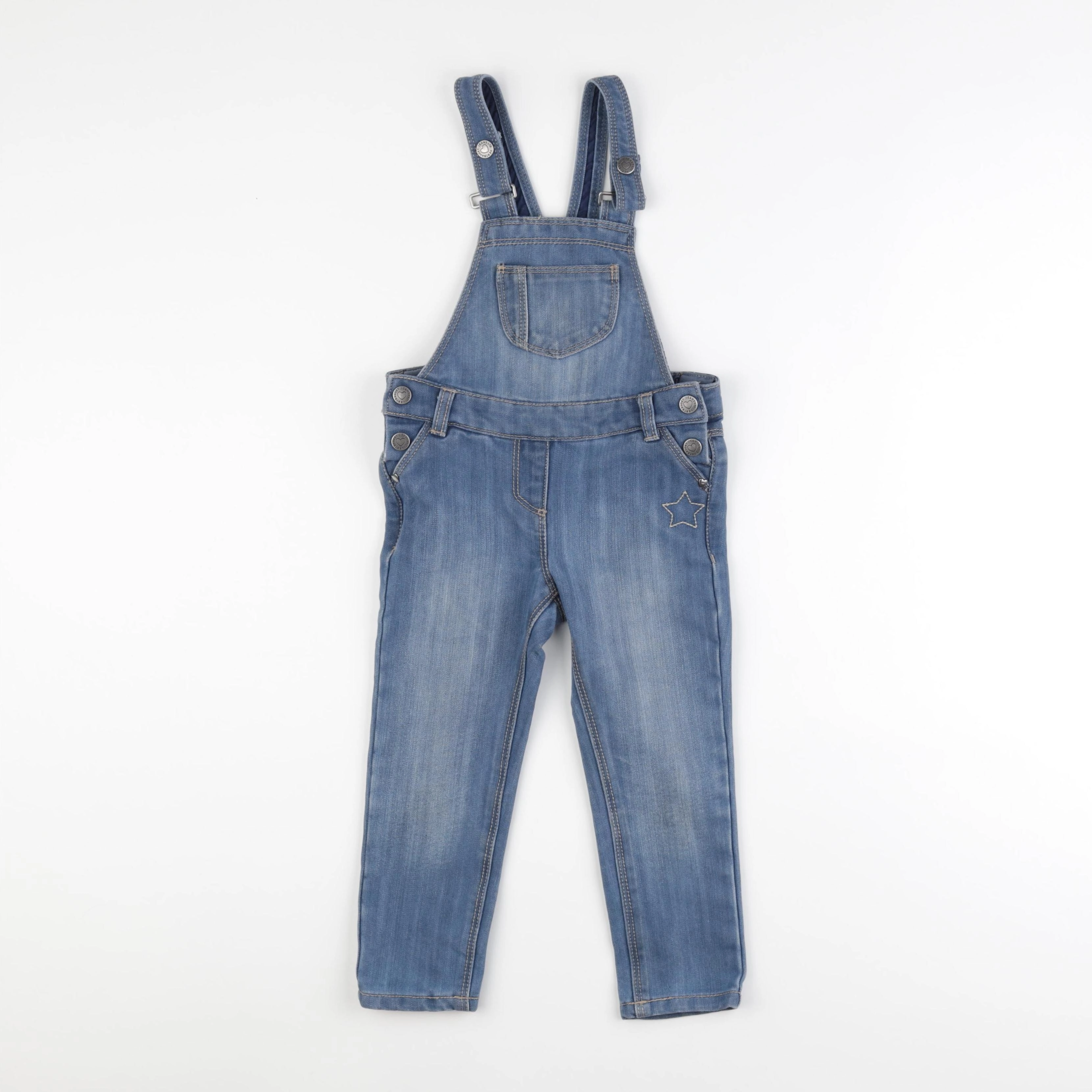 Vertbaudet - salopette bleu - 3 ans