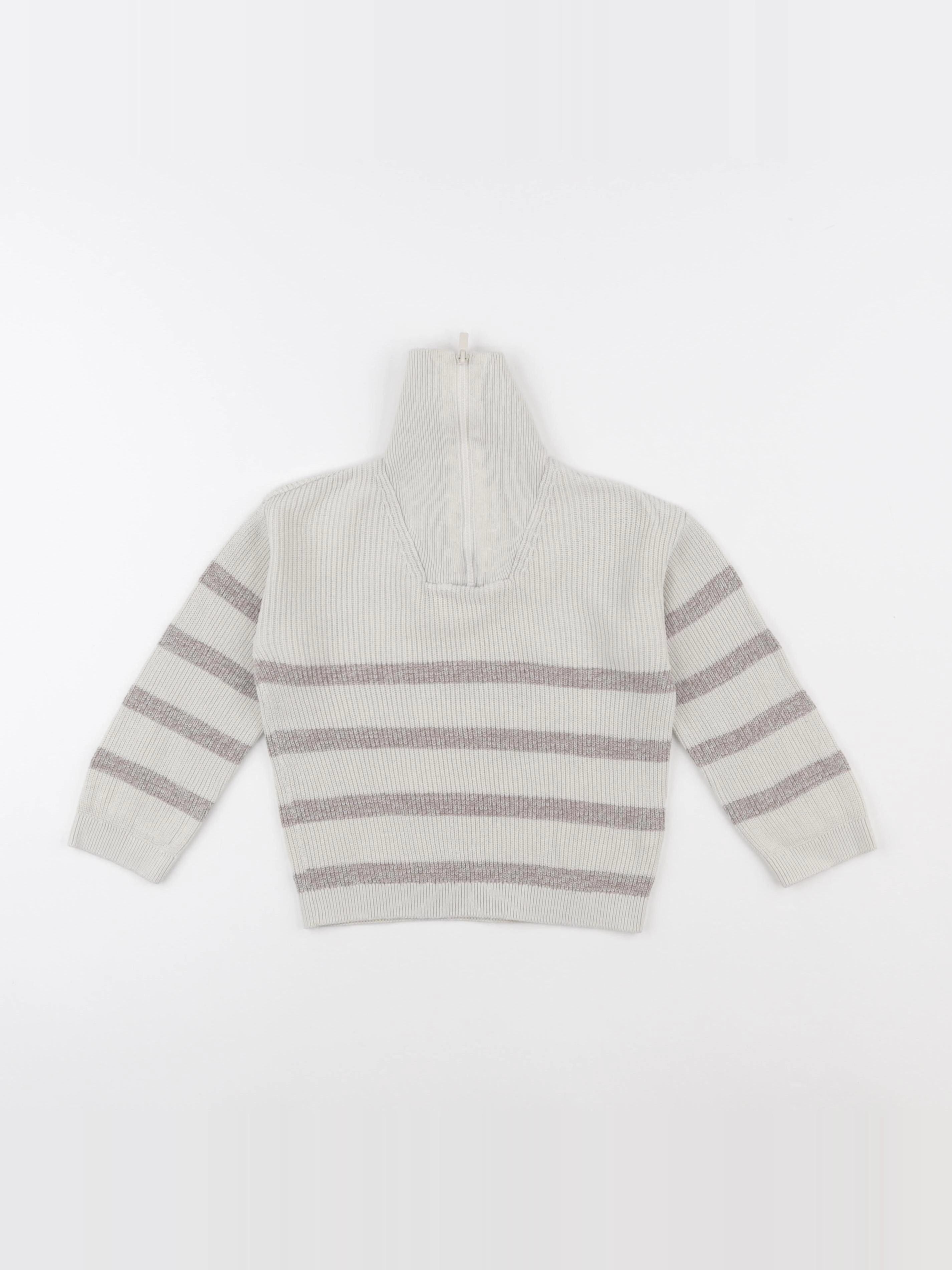 Vertbaudet - pull beige - 36 mois