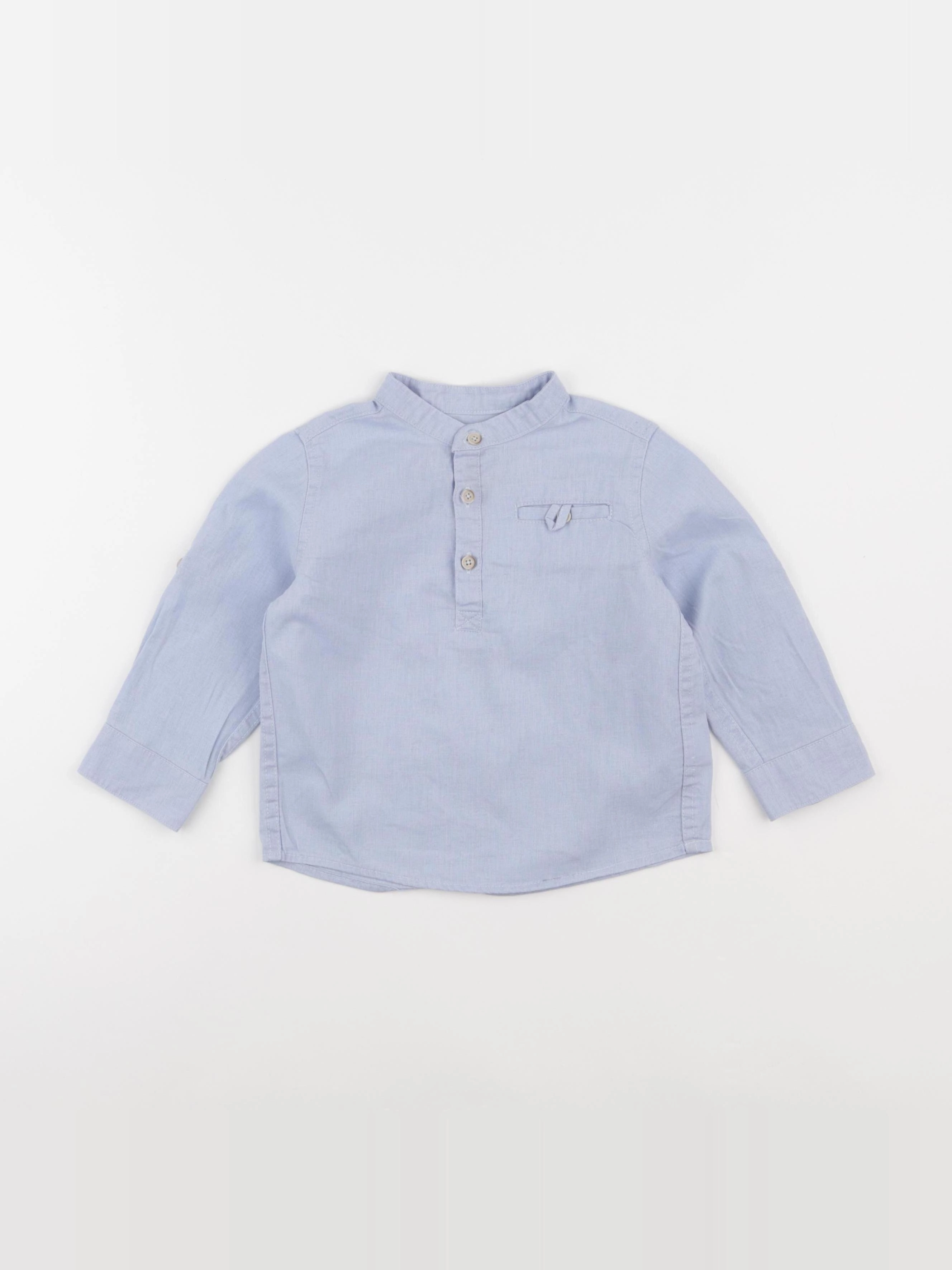Vertbaudet - chemise bleu - 3 ans