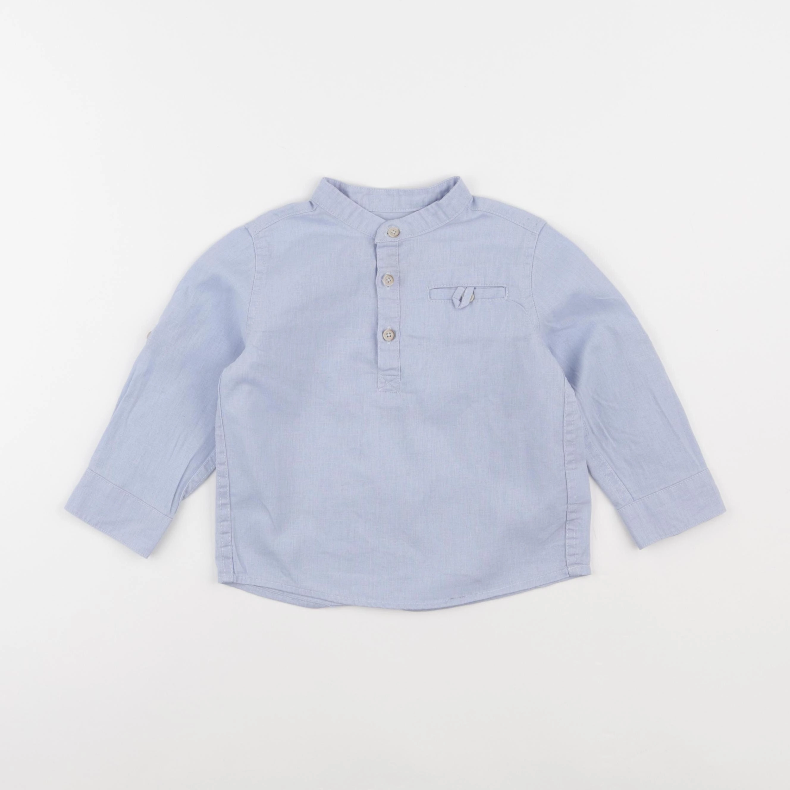 Vertbaudet - chemise bleu - 3 ans