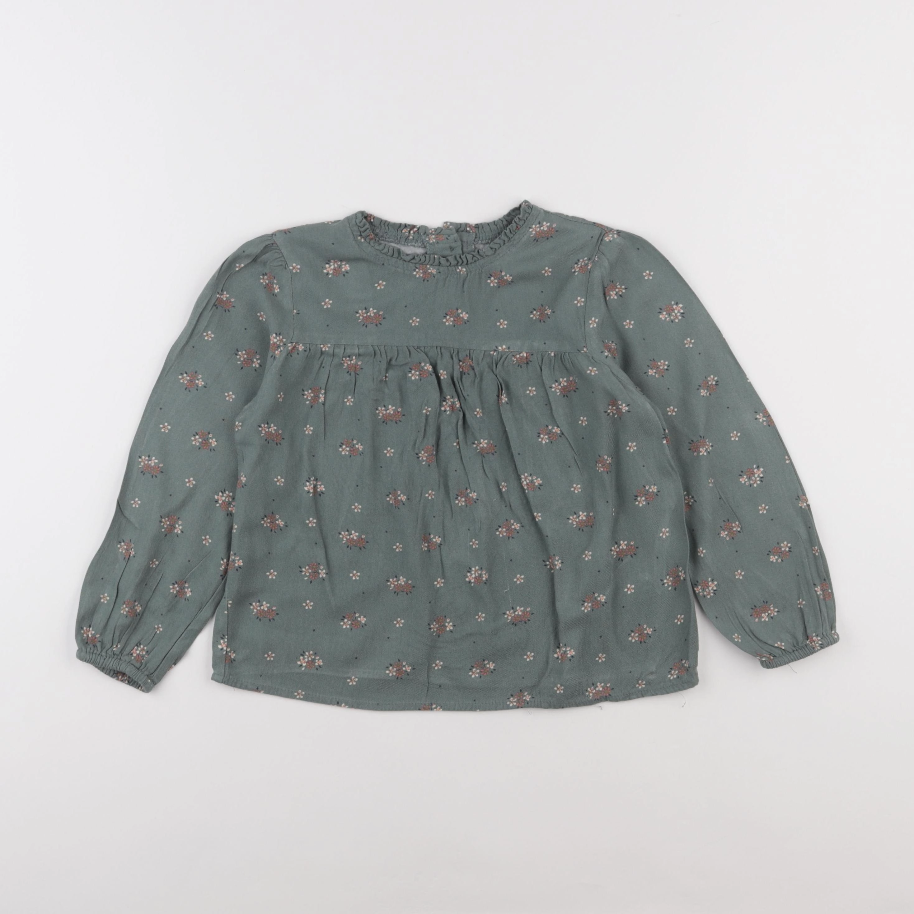 Vertbaudet - blouse vert - 6 ans