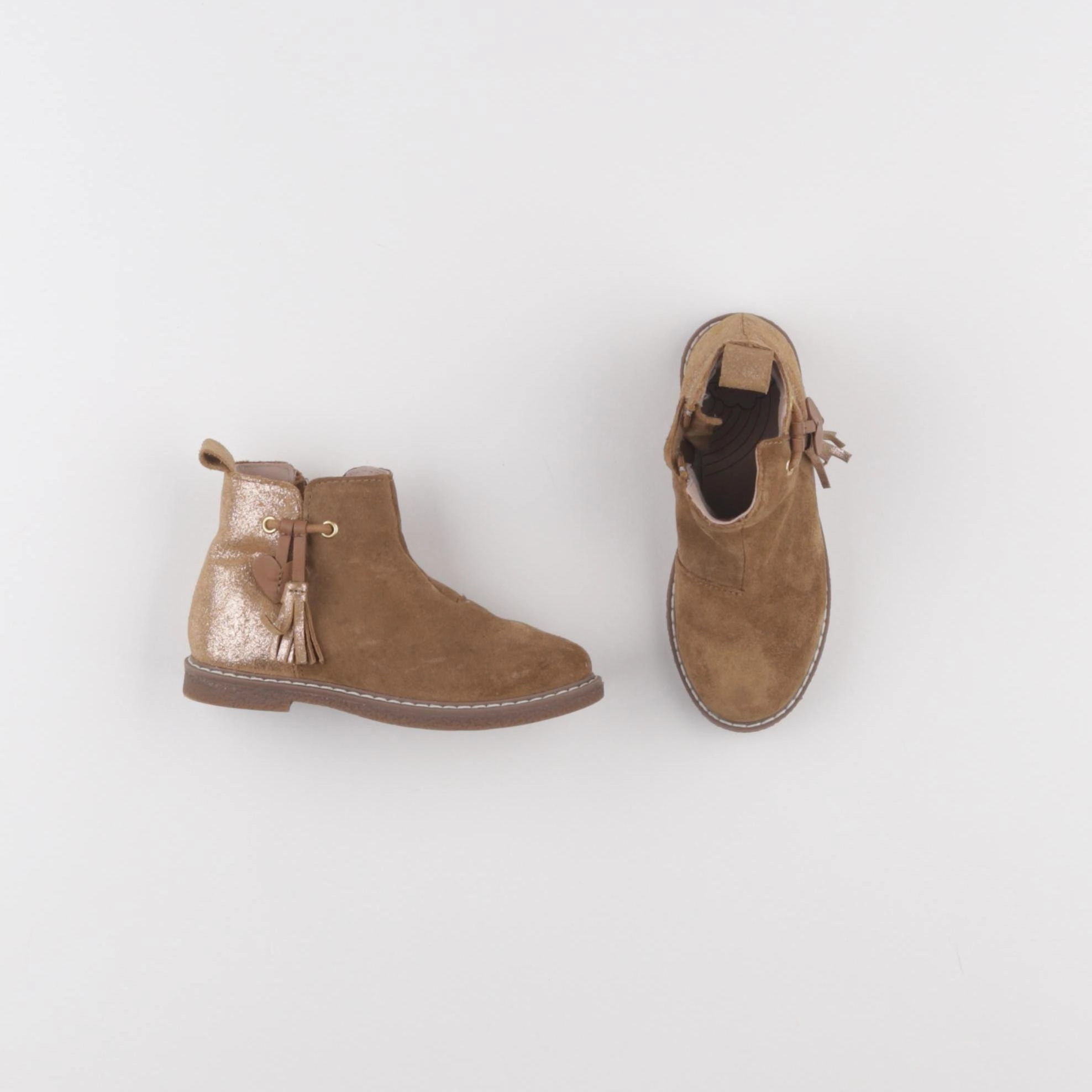 Vertbaudet - boots marron - pointure 27