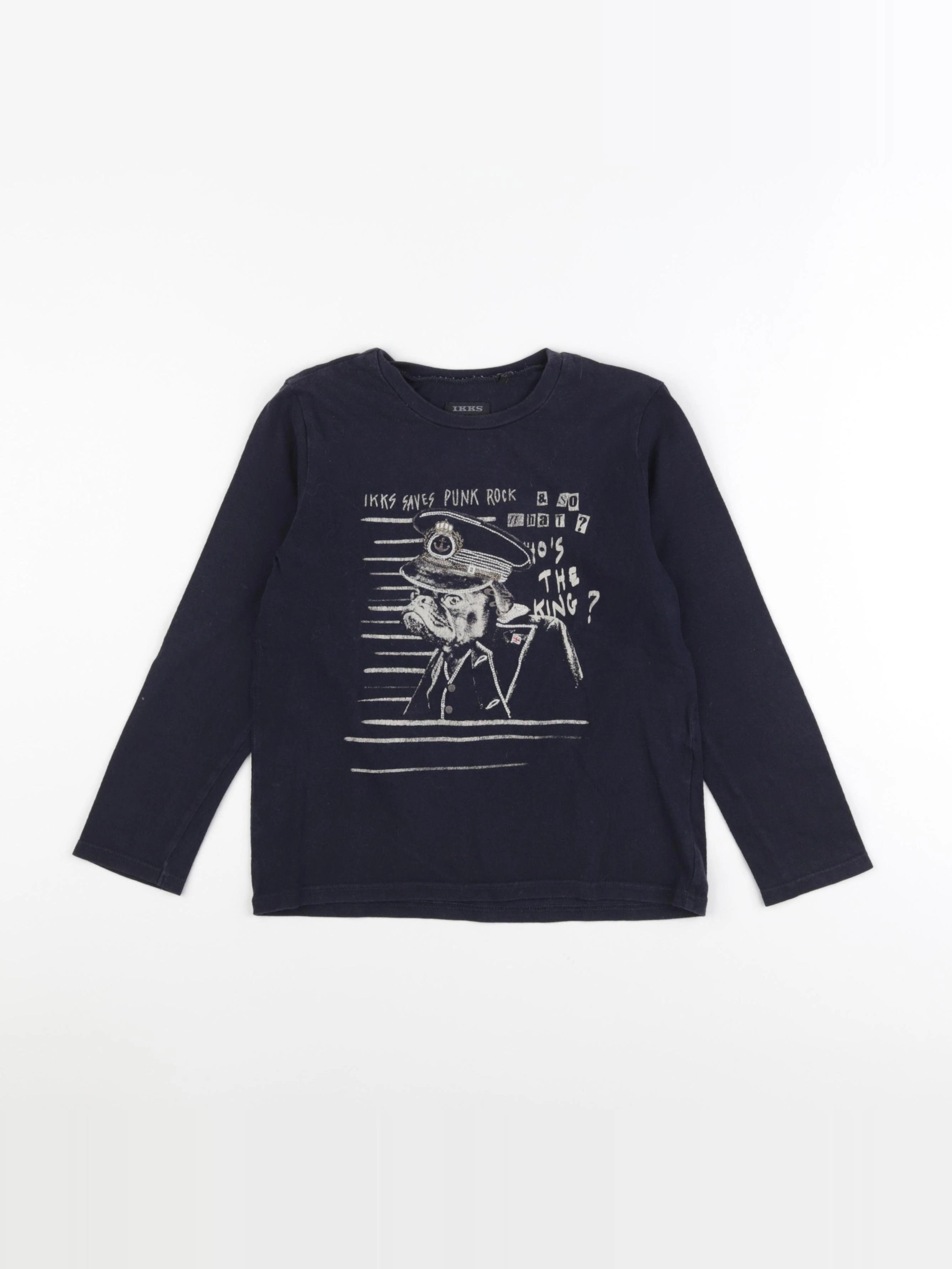 IKKS - tee-shirt bleu - 6 ans