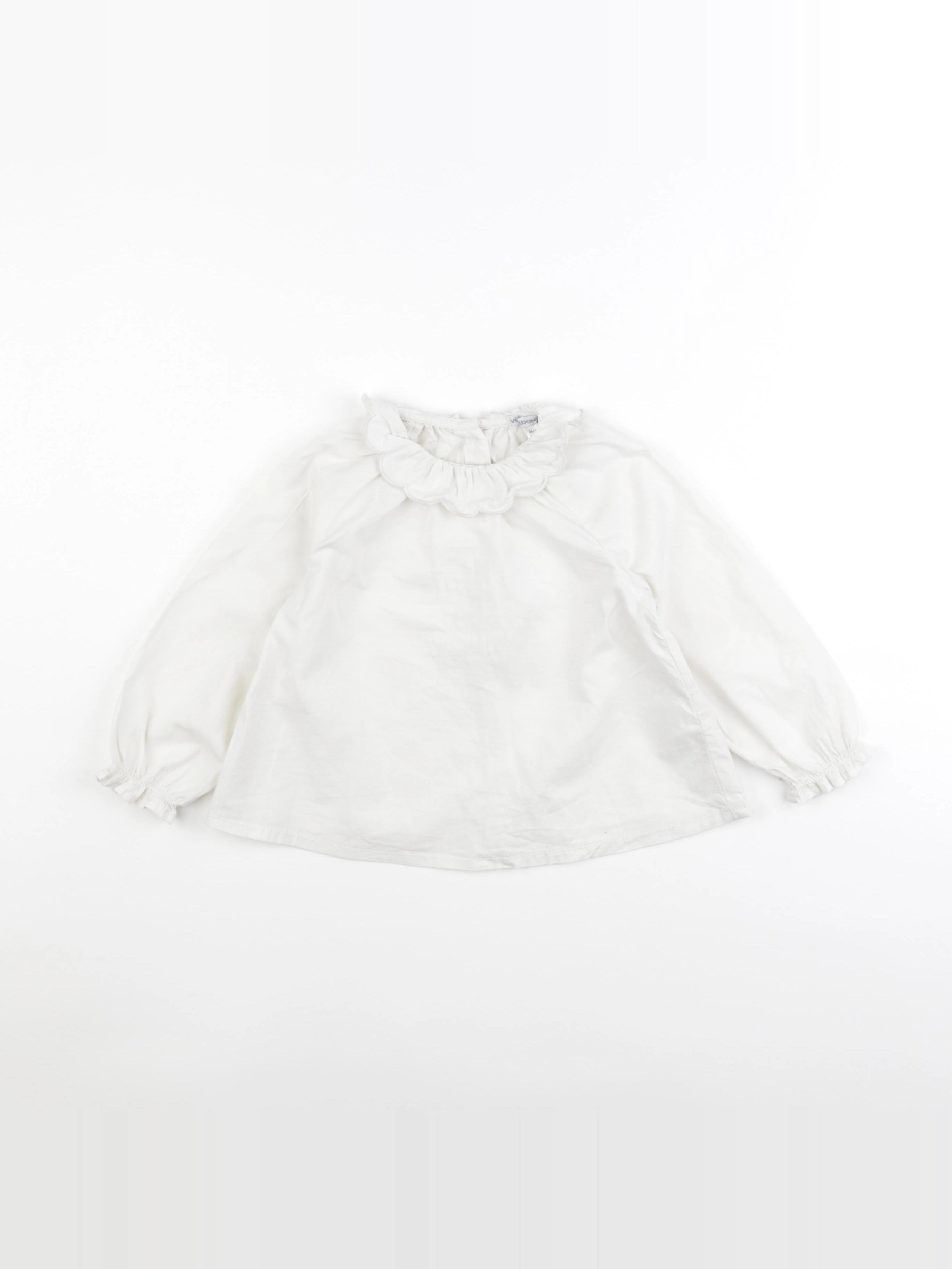 Vertbaudet - blouse blanc - 3 ans