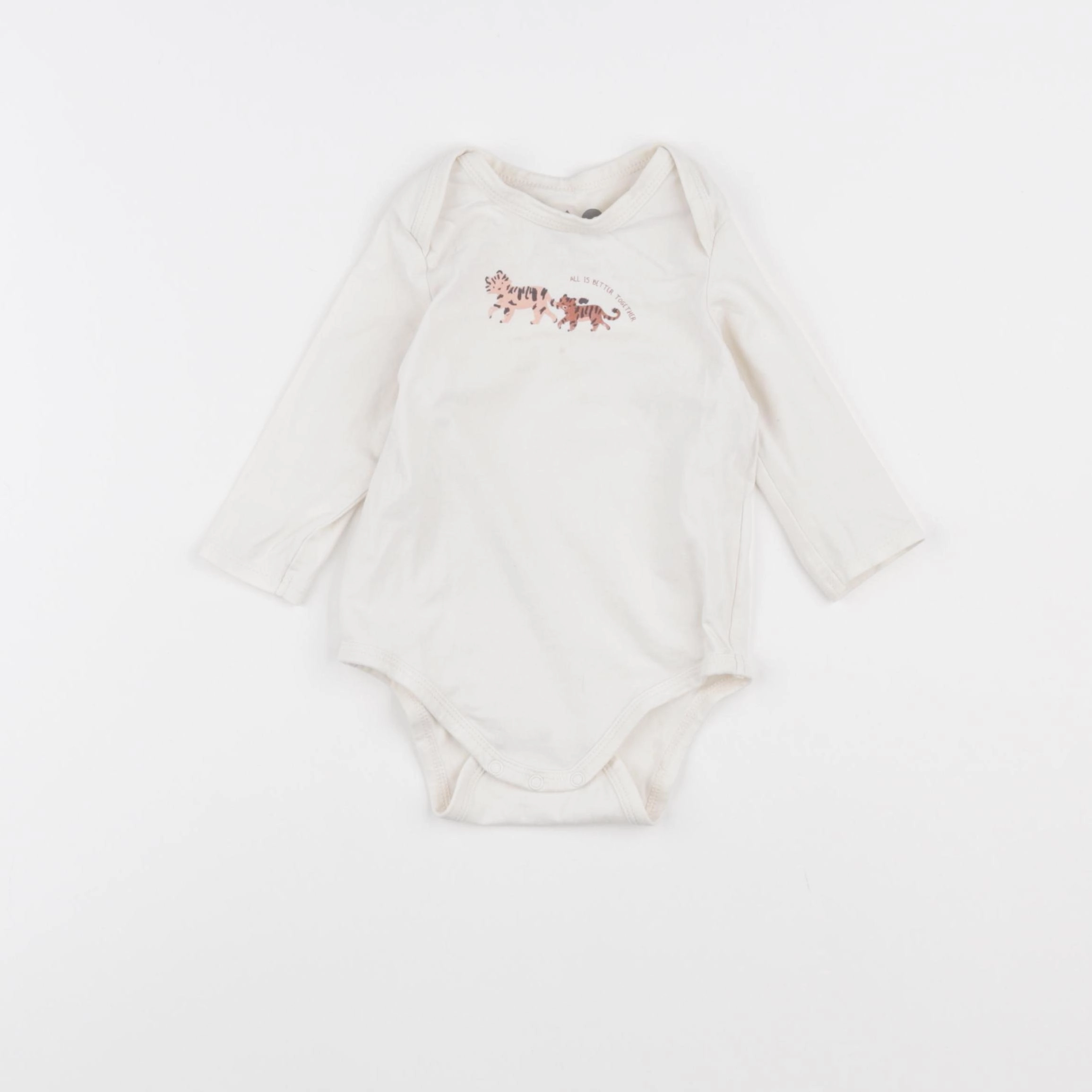 Tape à l'oeil - body beige - 12 mois