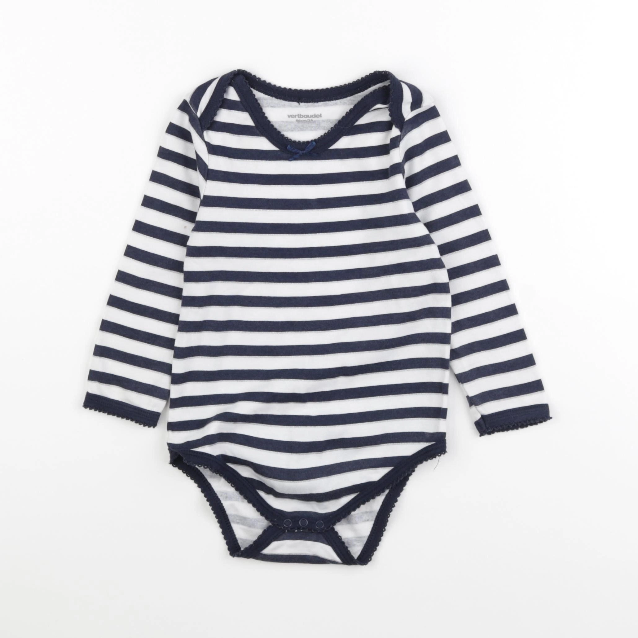 Vertbaudet - body bleu - 2 ans