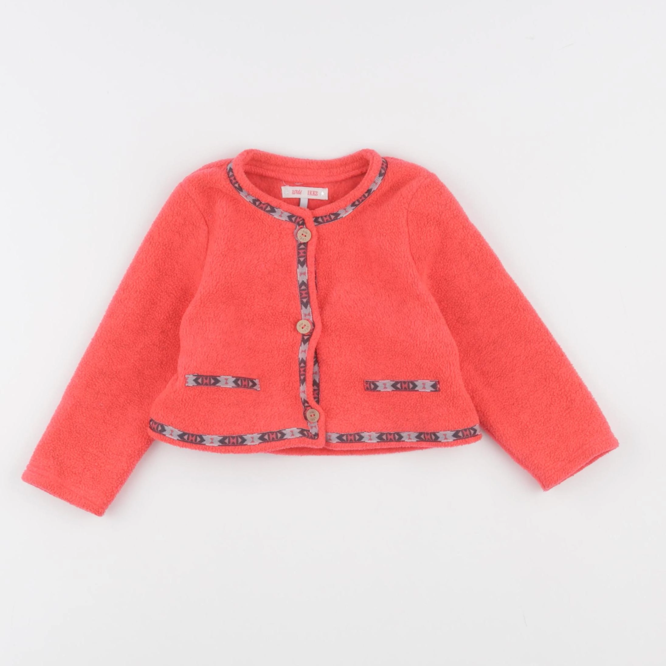 IKKS - gilet rose - 18 mois