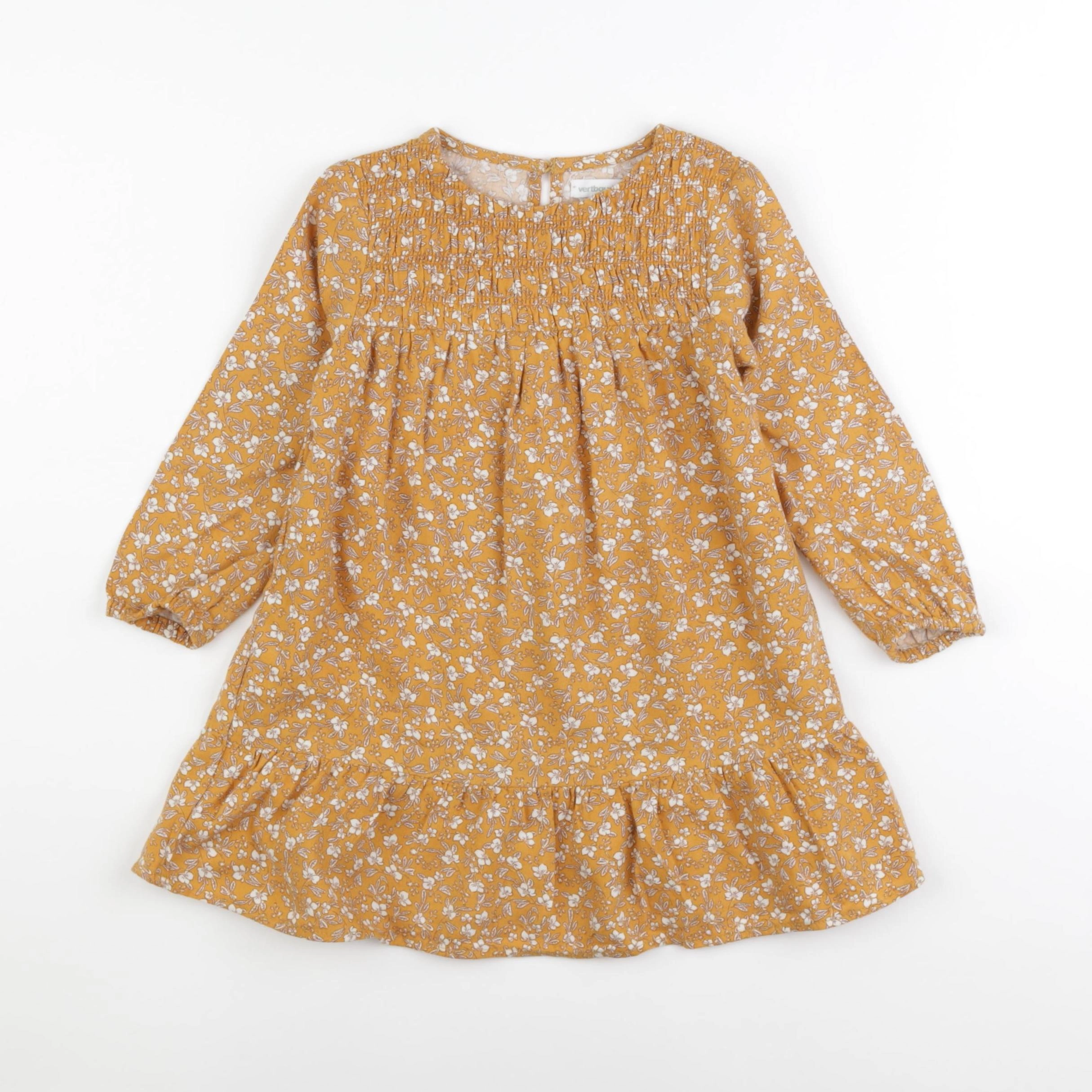 Vertbaudet - robe jaune - 3 ans