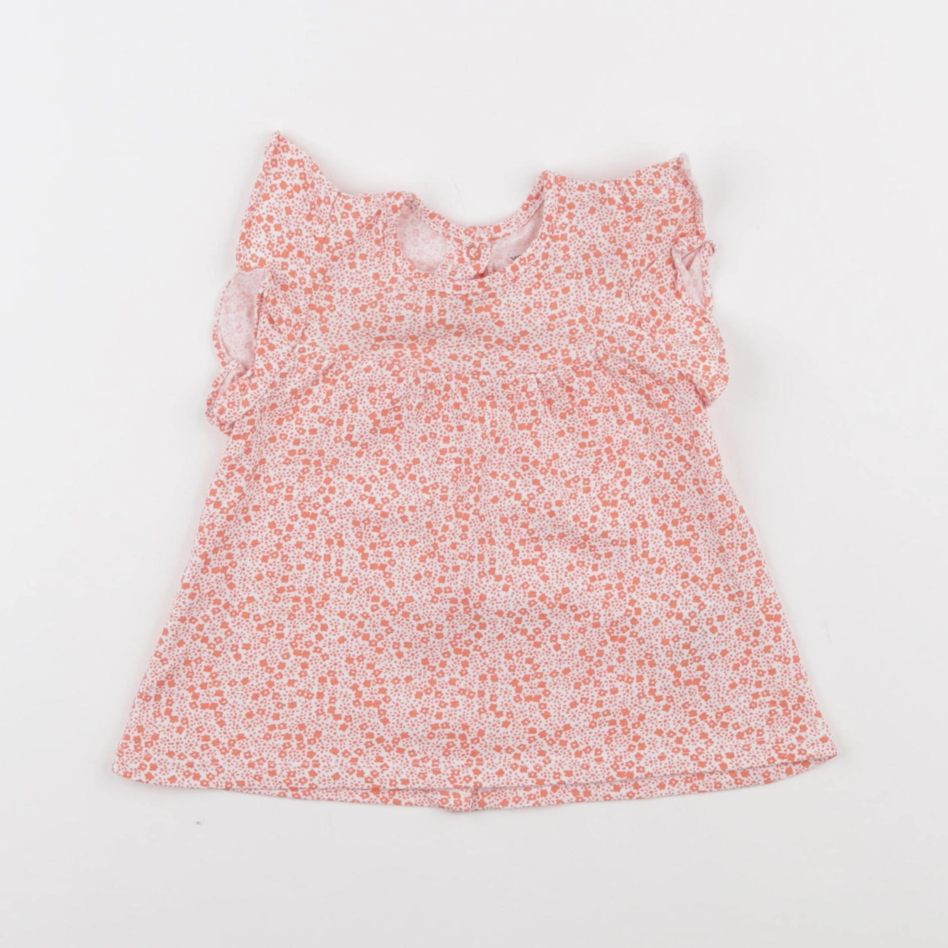 Vertbaudet - tee-shirt blanc, rouge - 18 mois