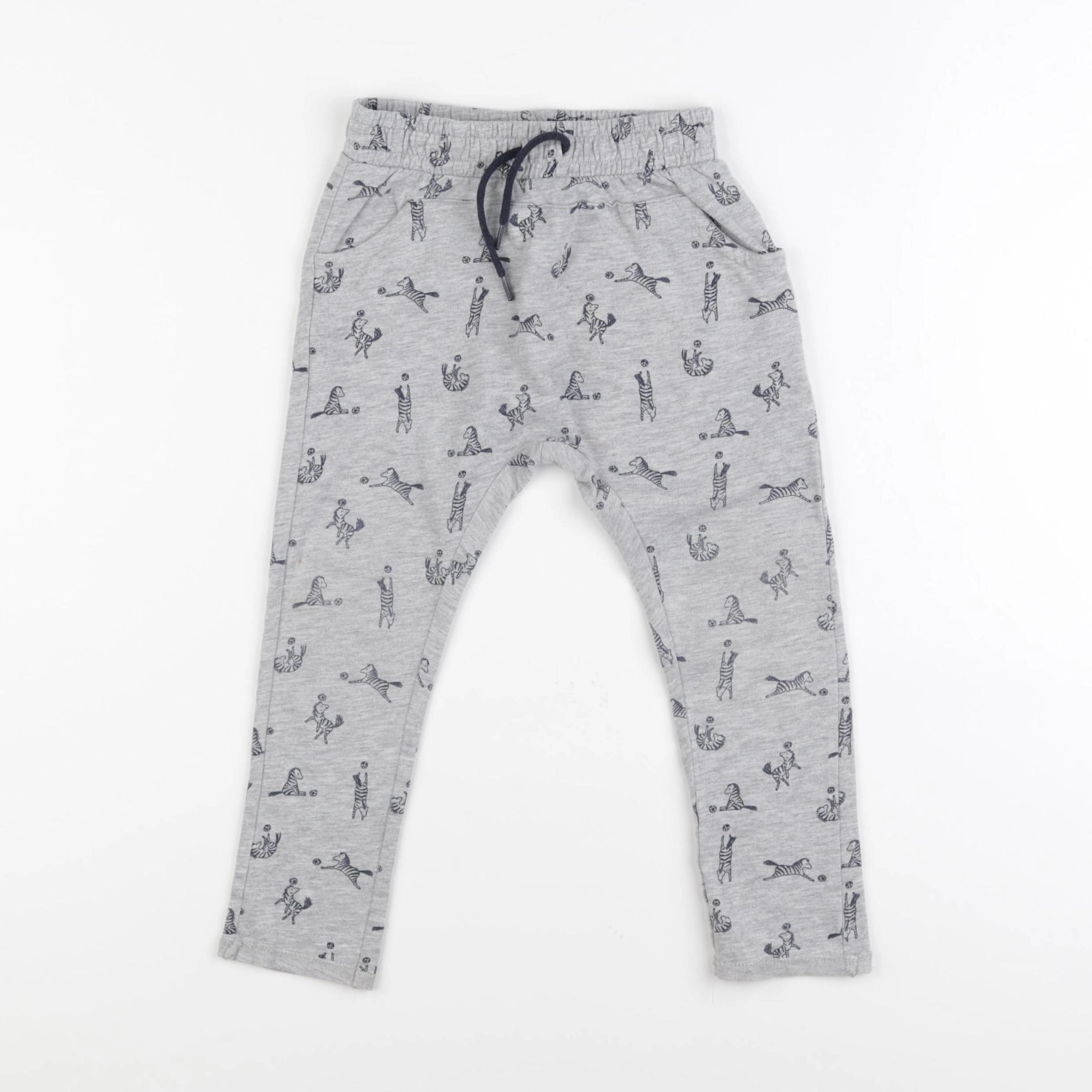 Vertbaudet - pantalon gris - 36 mois
