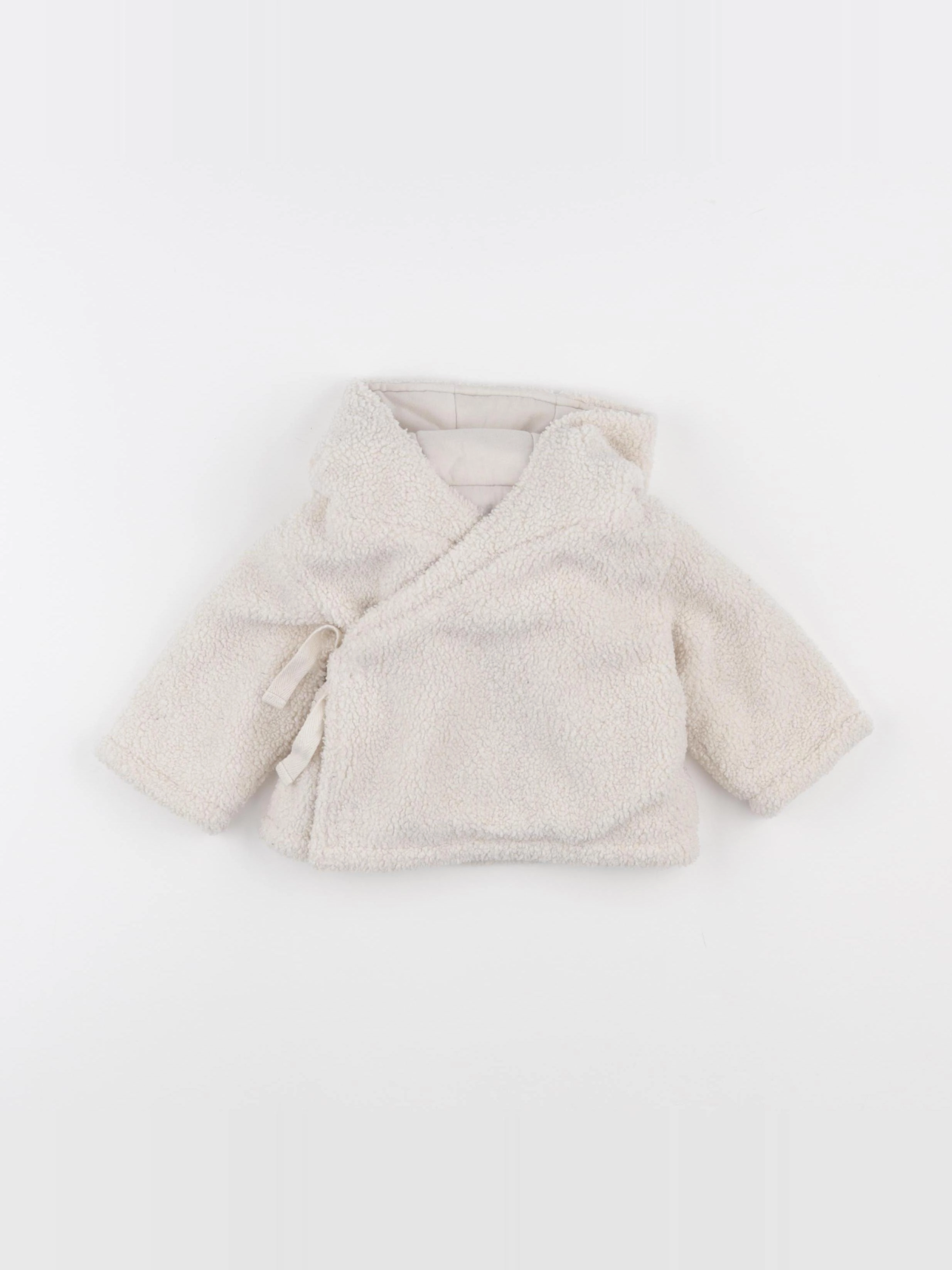 La Redoute - manteau blanc - 3 mois