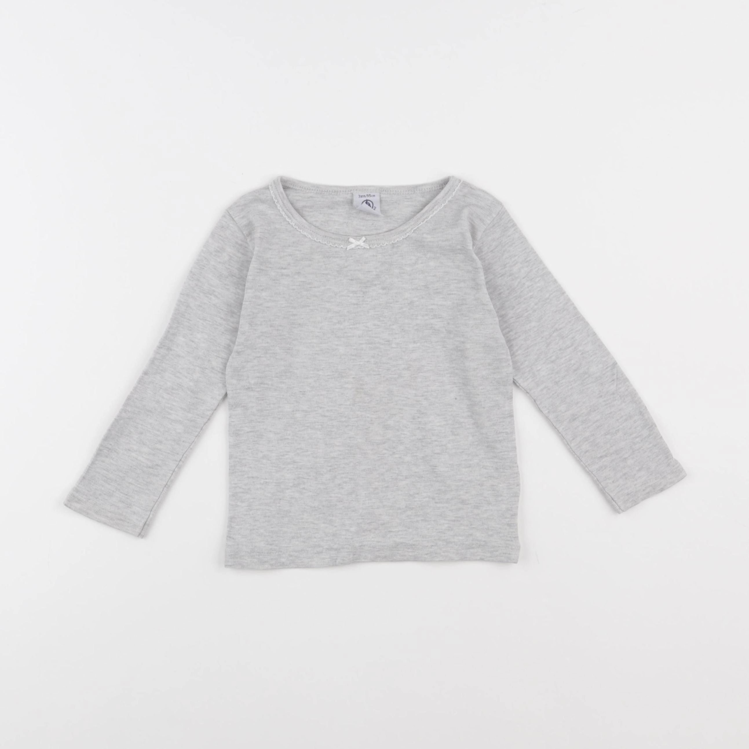 Petit Bateau - maillot de corps gris - 3 ans