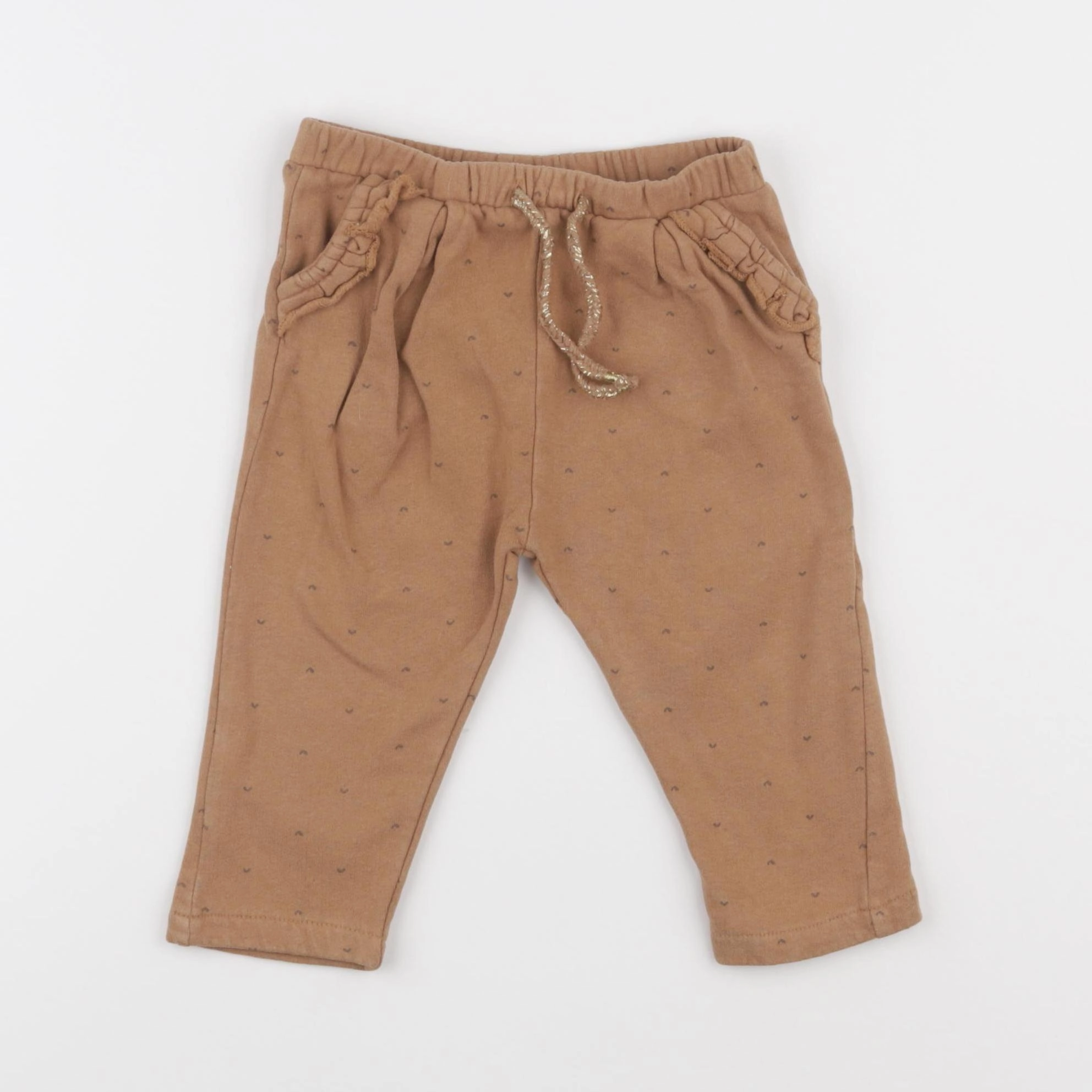 Vertbaudet - pantalon marron - 18 mois