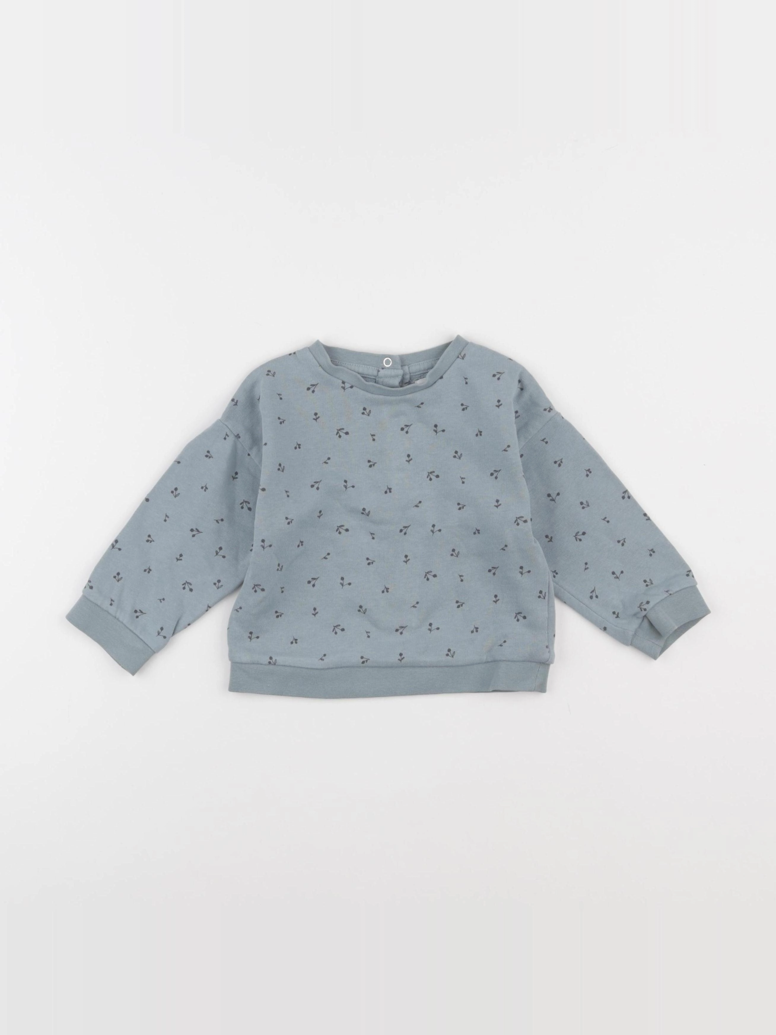 Vertbaudet - sweat bleu - 18 mois