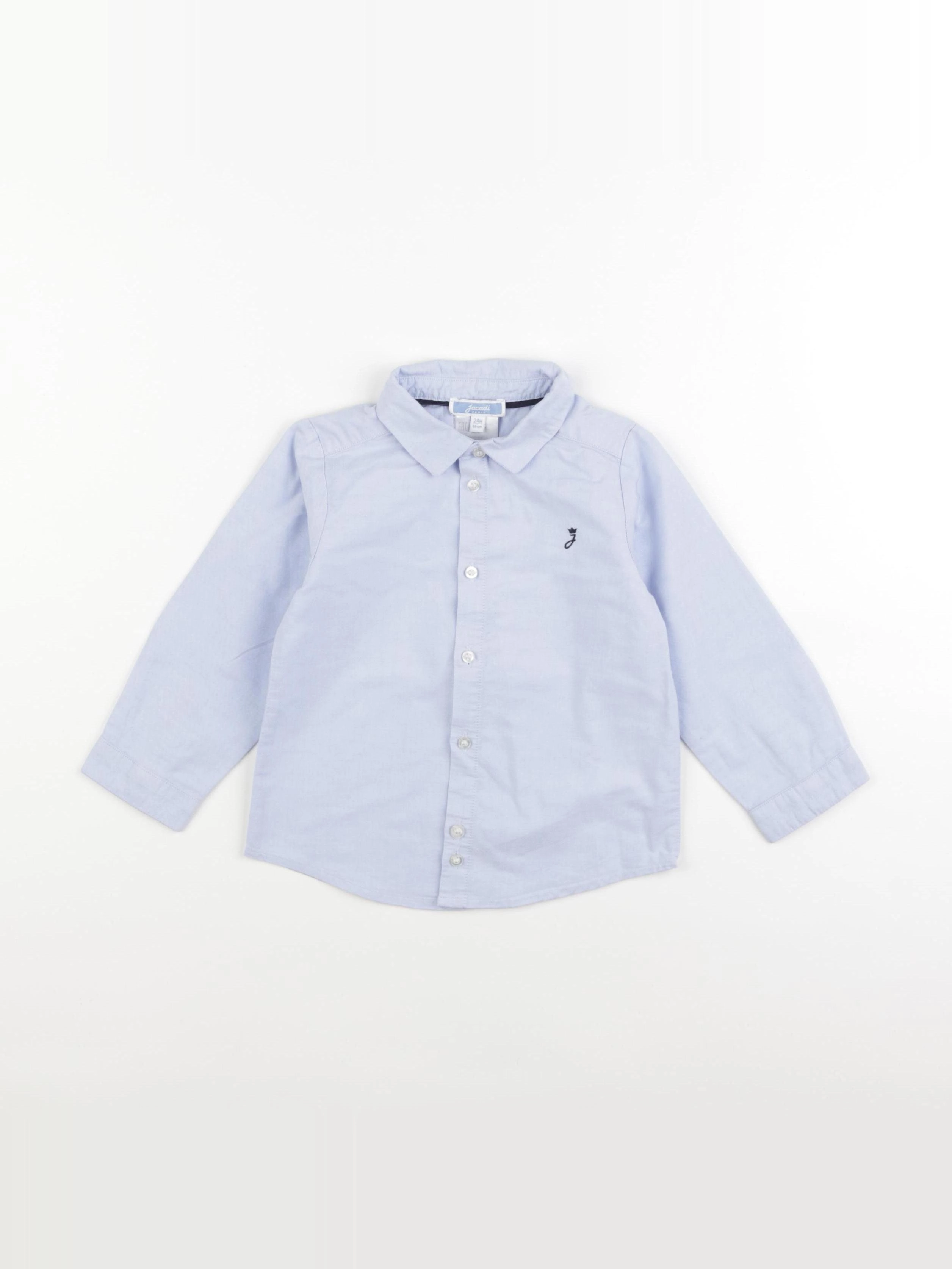 Jacadi - chemise bleu - 24 mois