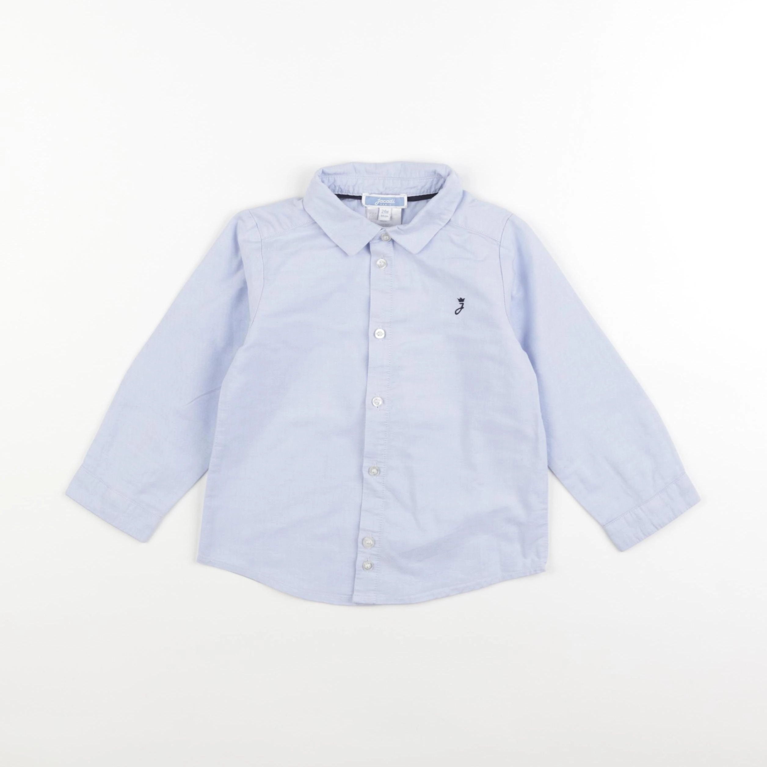 Jacadi - chemise bleu - 24 mois